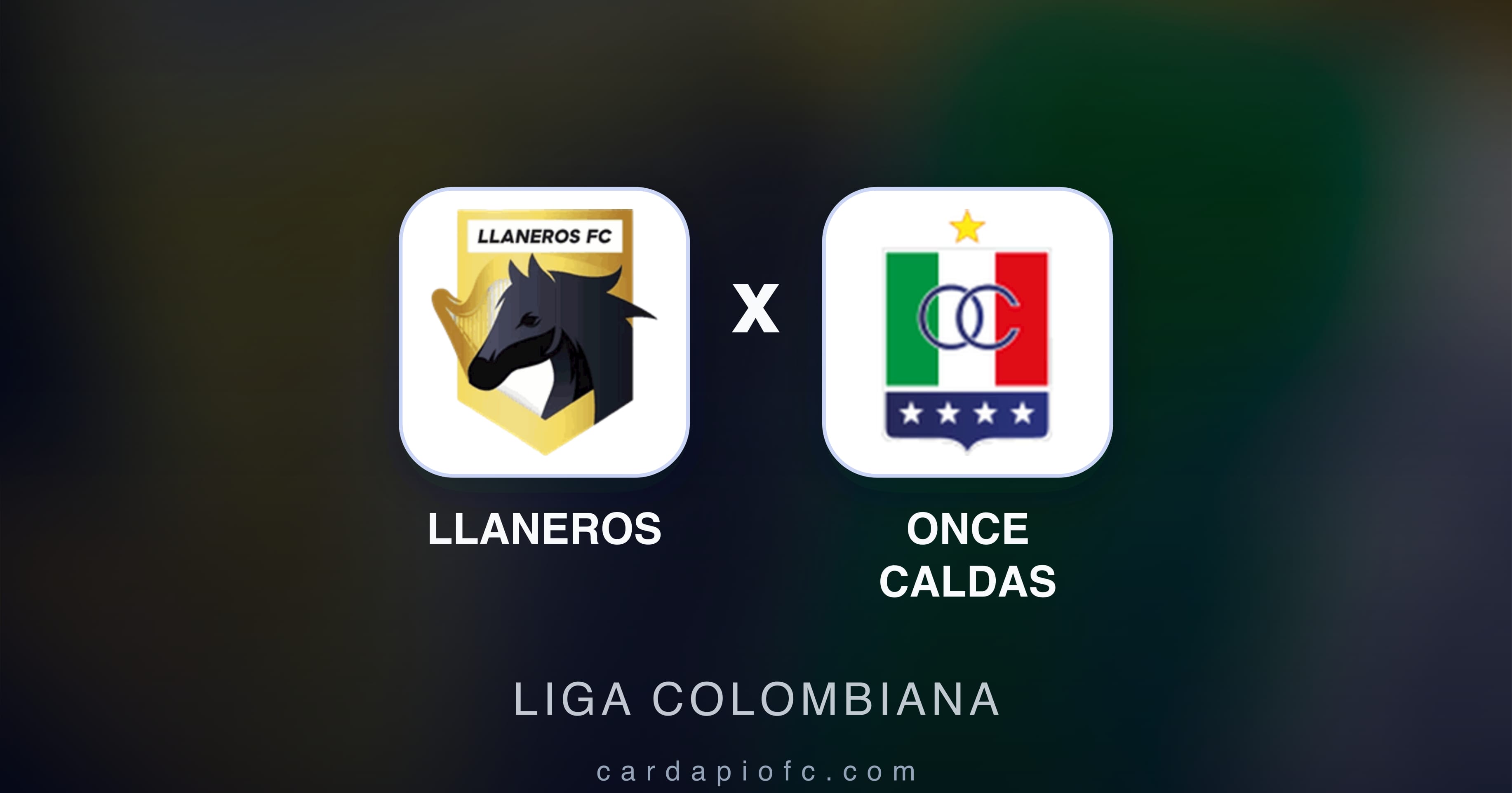 Imagen previa de Llaneros vs Once Caldas (Liga Colombiana)