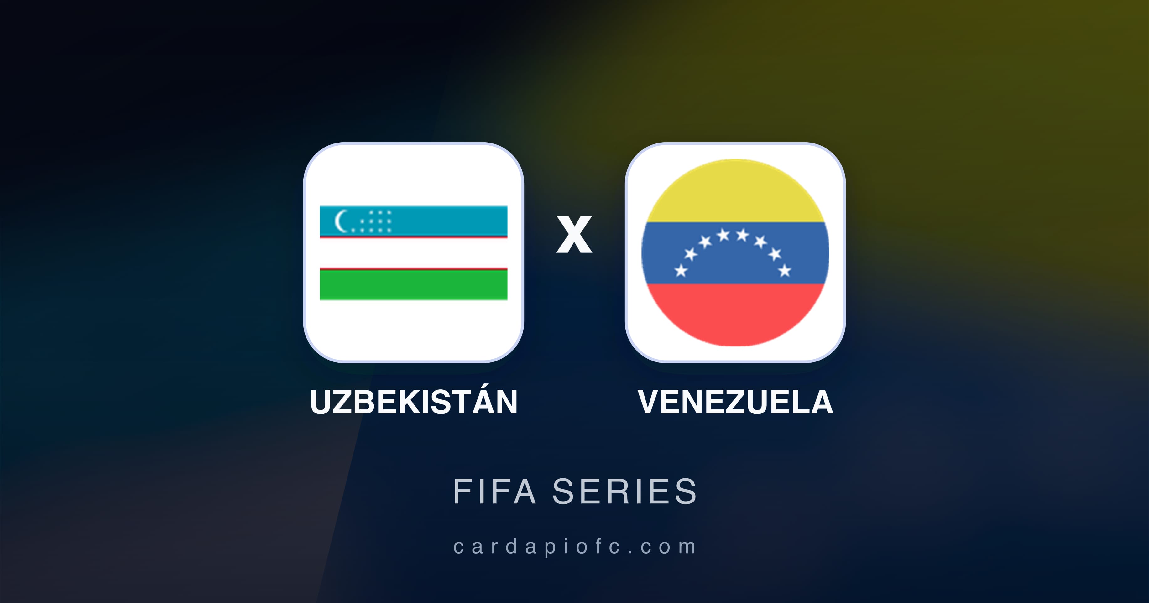 Imagen previa de Uzbekistan vs Venezuela (FIFA Series)