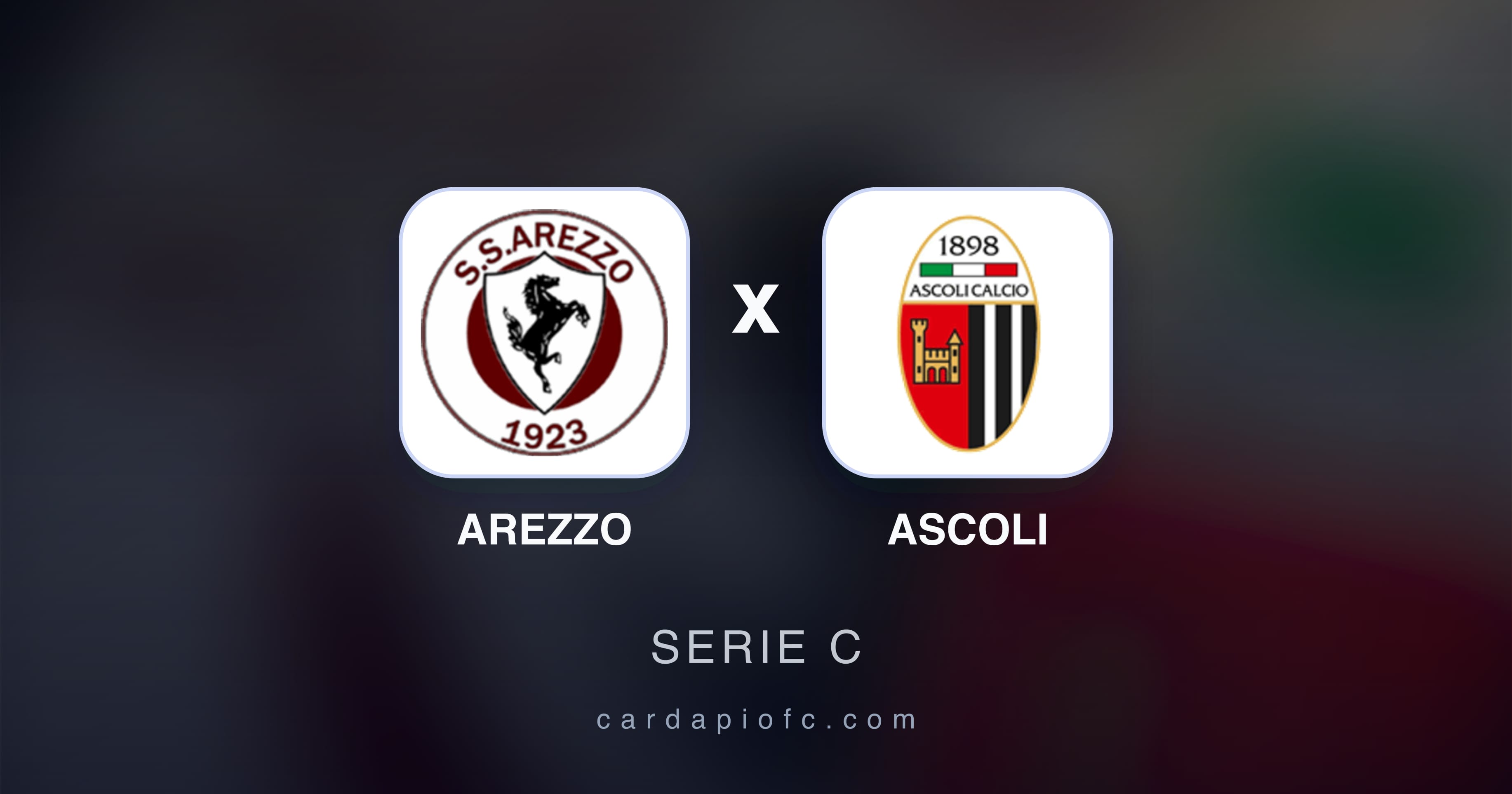 Imagen previa de Arezzo vs Ascoli (Serie C)