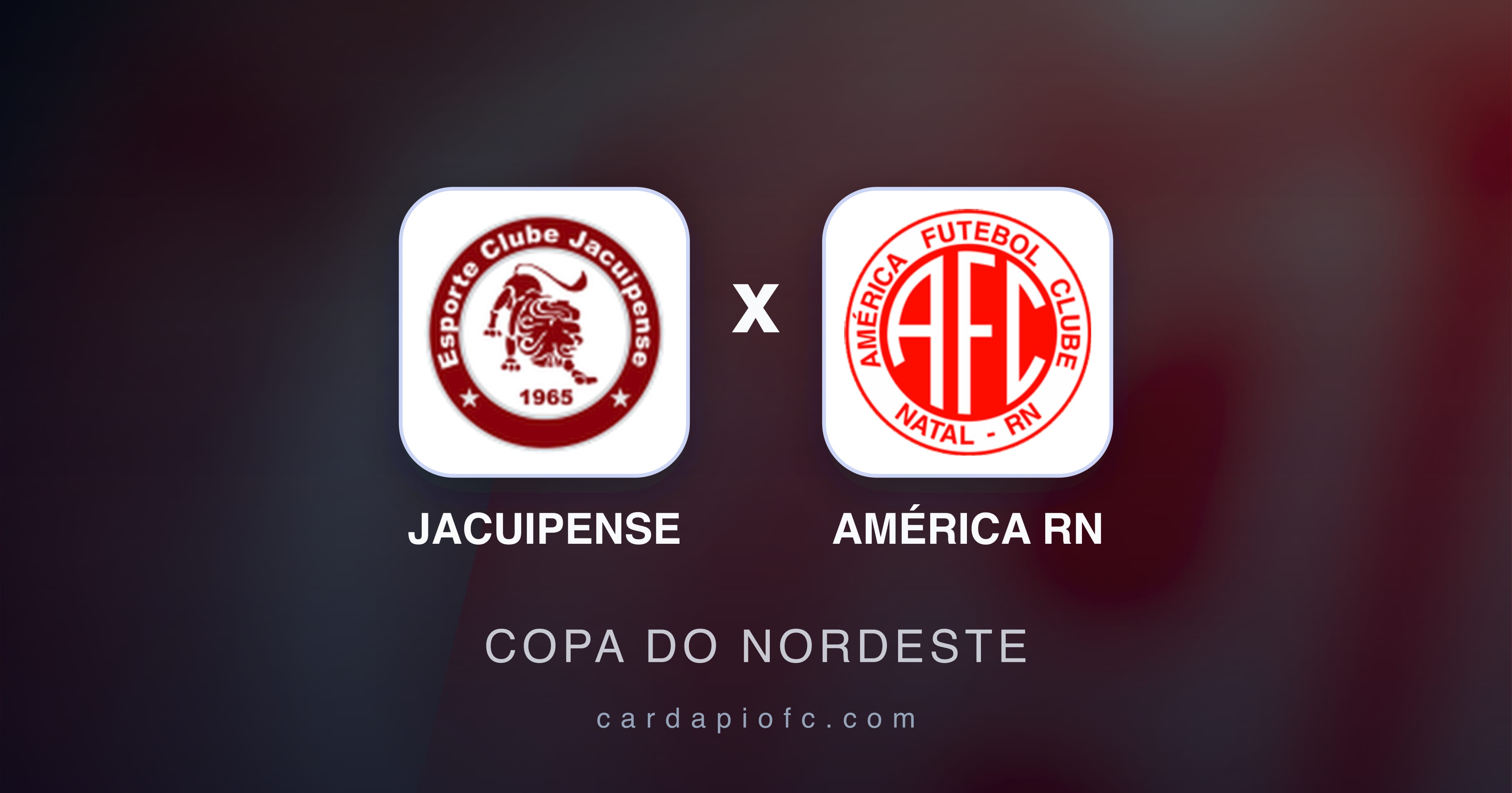 Imagen previa de Jacuipense vs América RN (Copa do Nordeste)