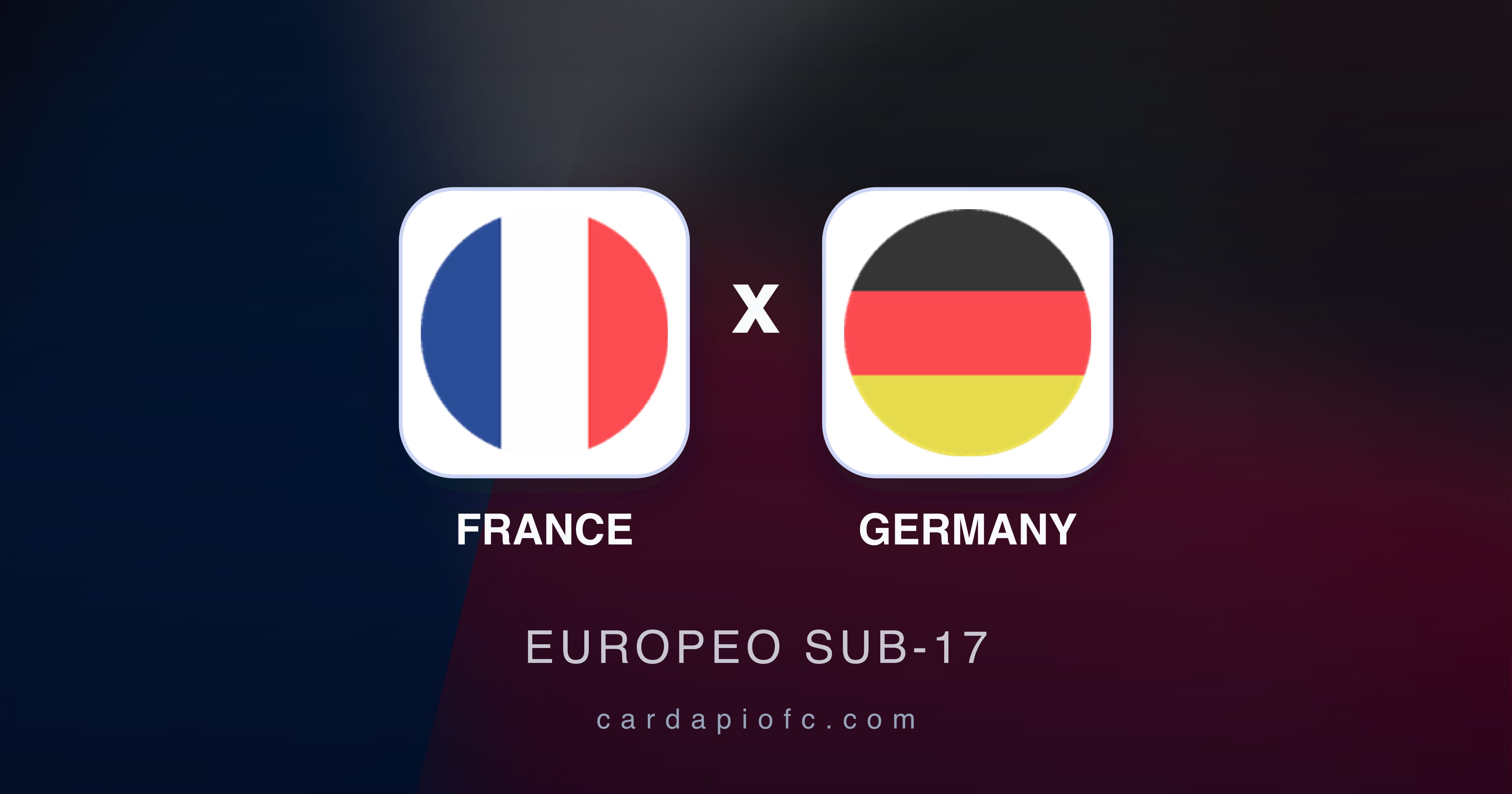 Imagen previa de France vs Germany (Europeo Sub-17)