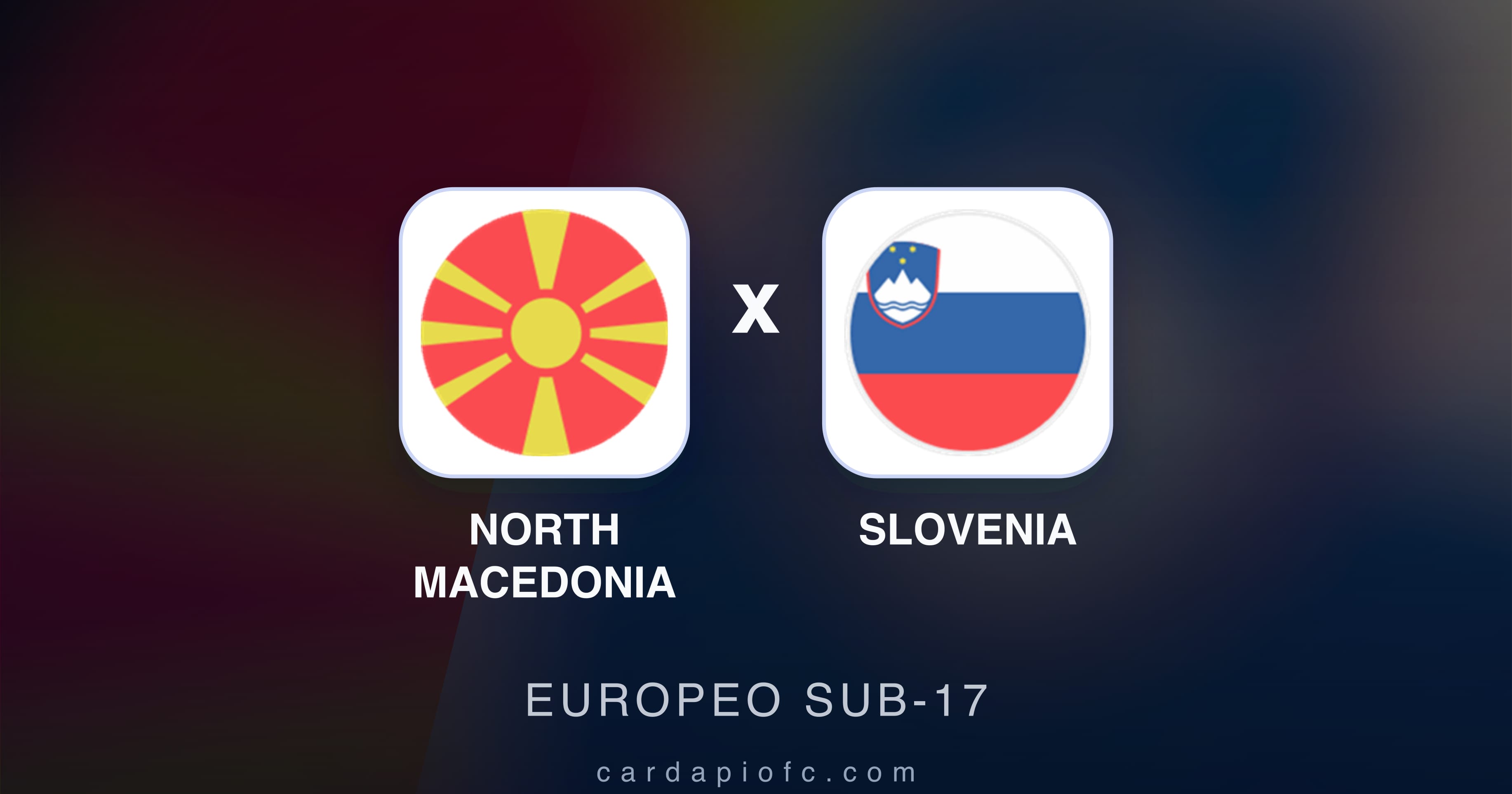 Imagen previa de North Macedonia vs Slovenia (Europeo Sub-17)