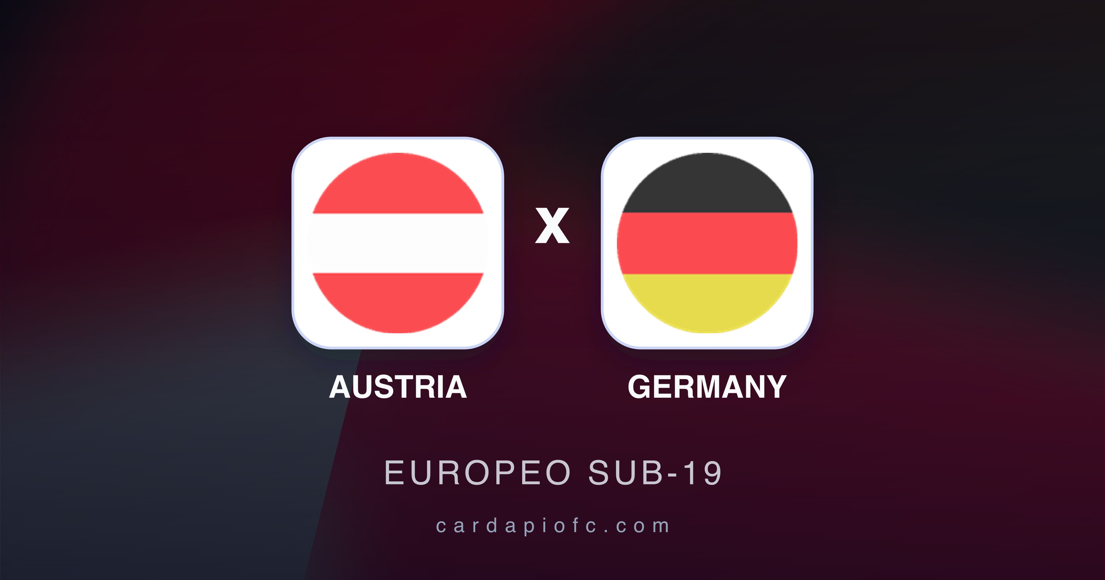 Imagen previa de Austria vs Germany (Europeo Sub-19)