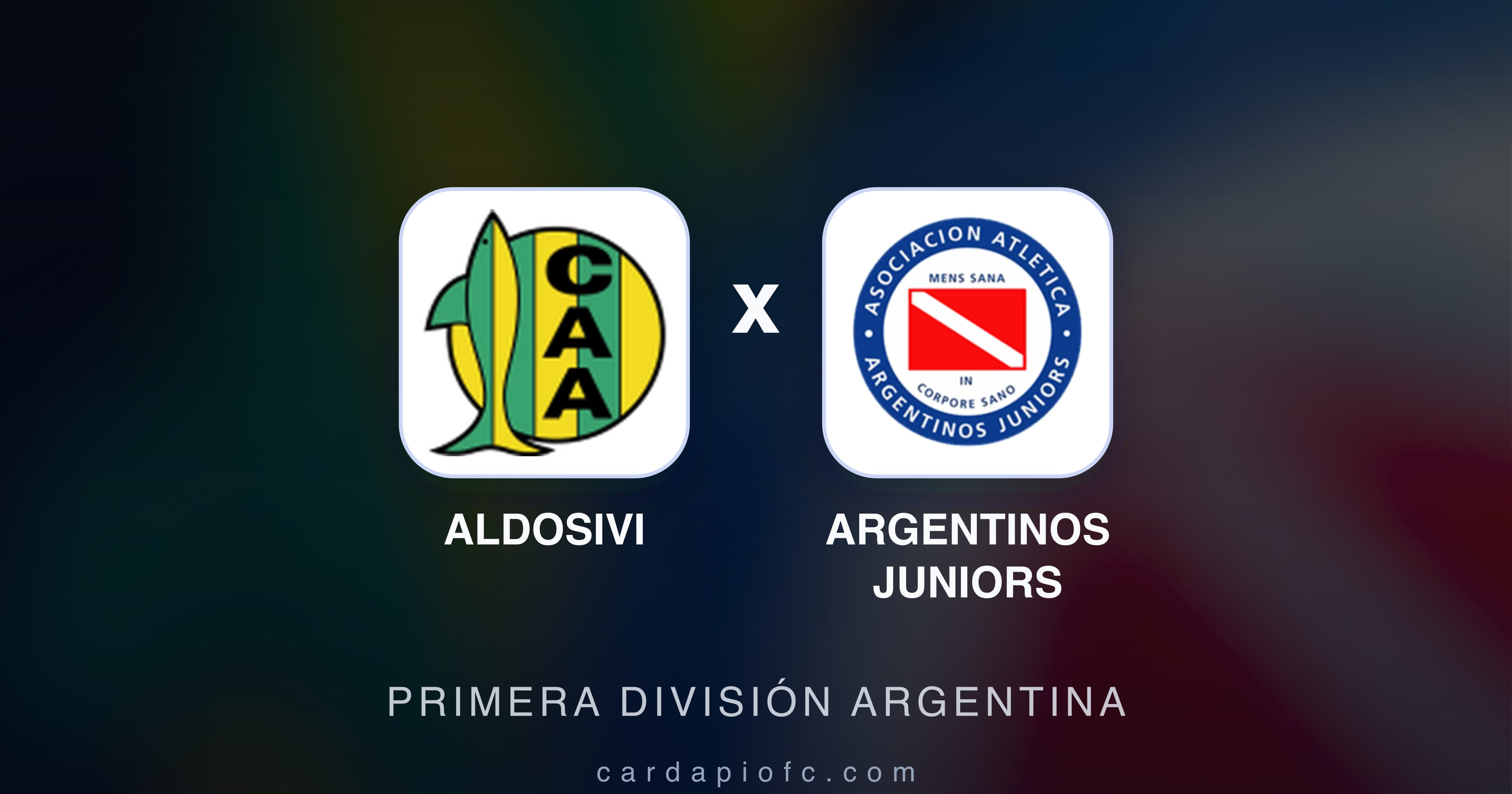 Imagen previa de Aldosivi vs Argentinos Juniors (Primera División Argentina)