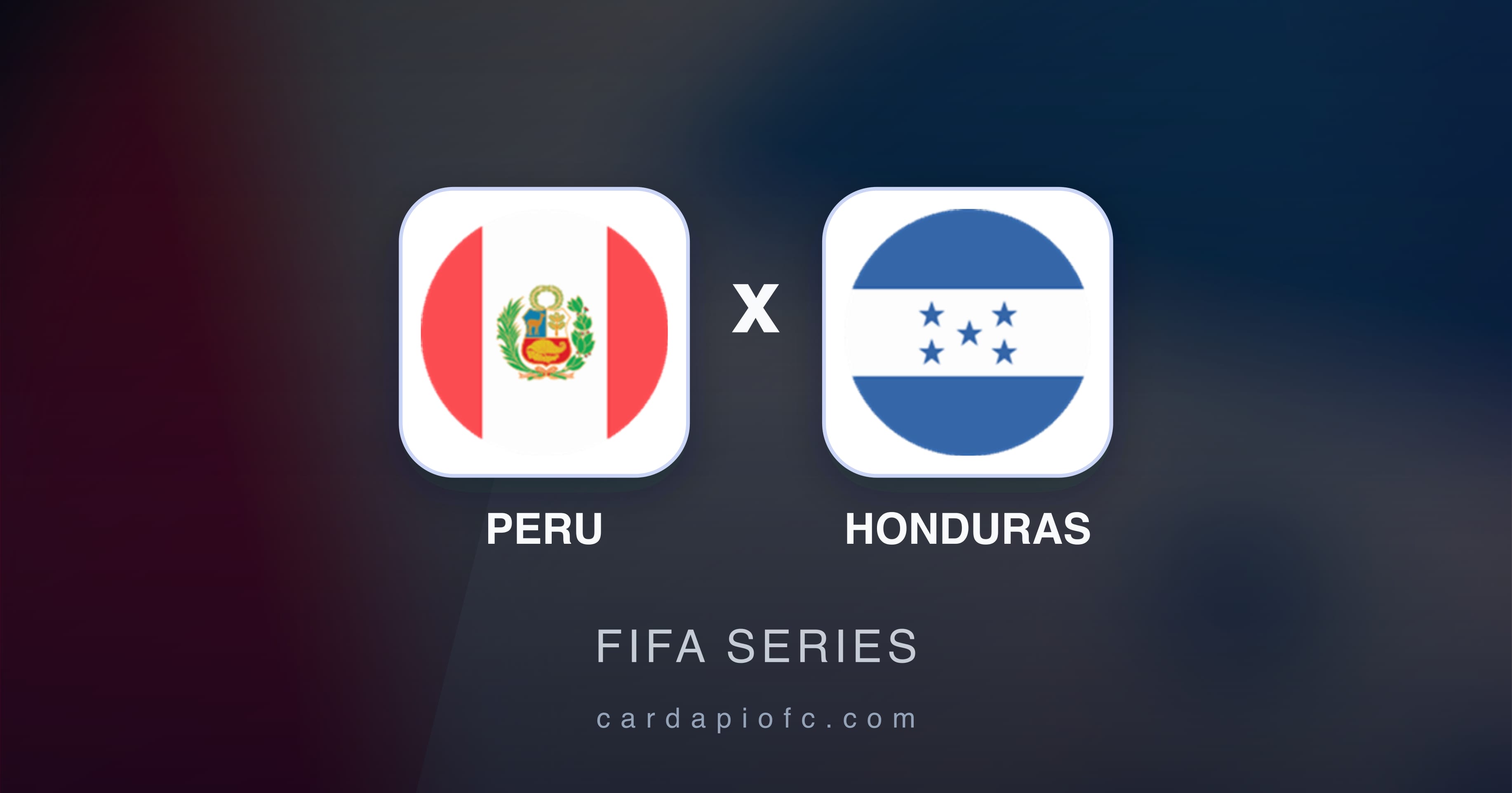 Imagen previa de Peru vs Honduras (FIFA Series)