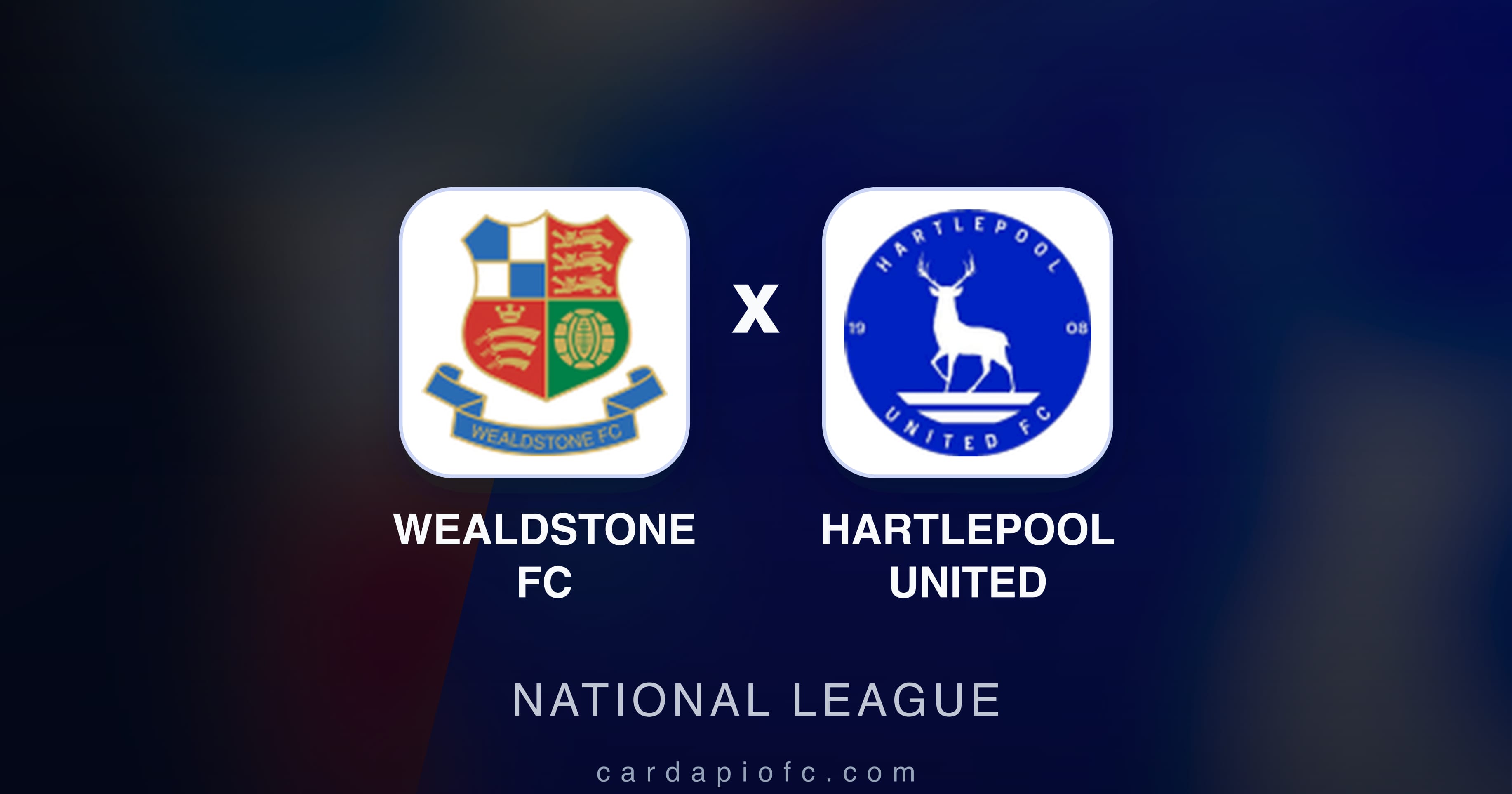 Imagen previa de Wealdstone FC vs Hartlepool United (National League)