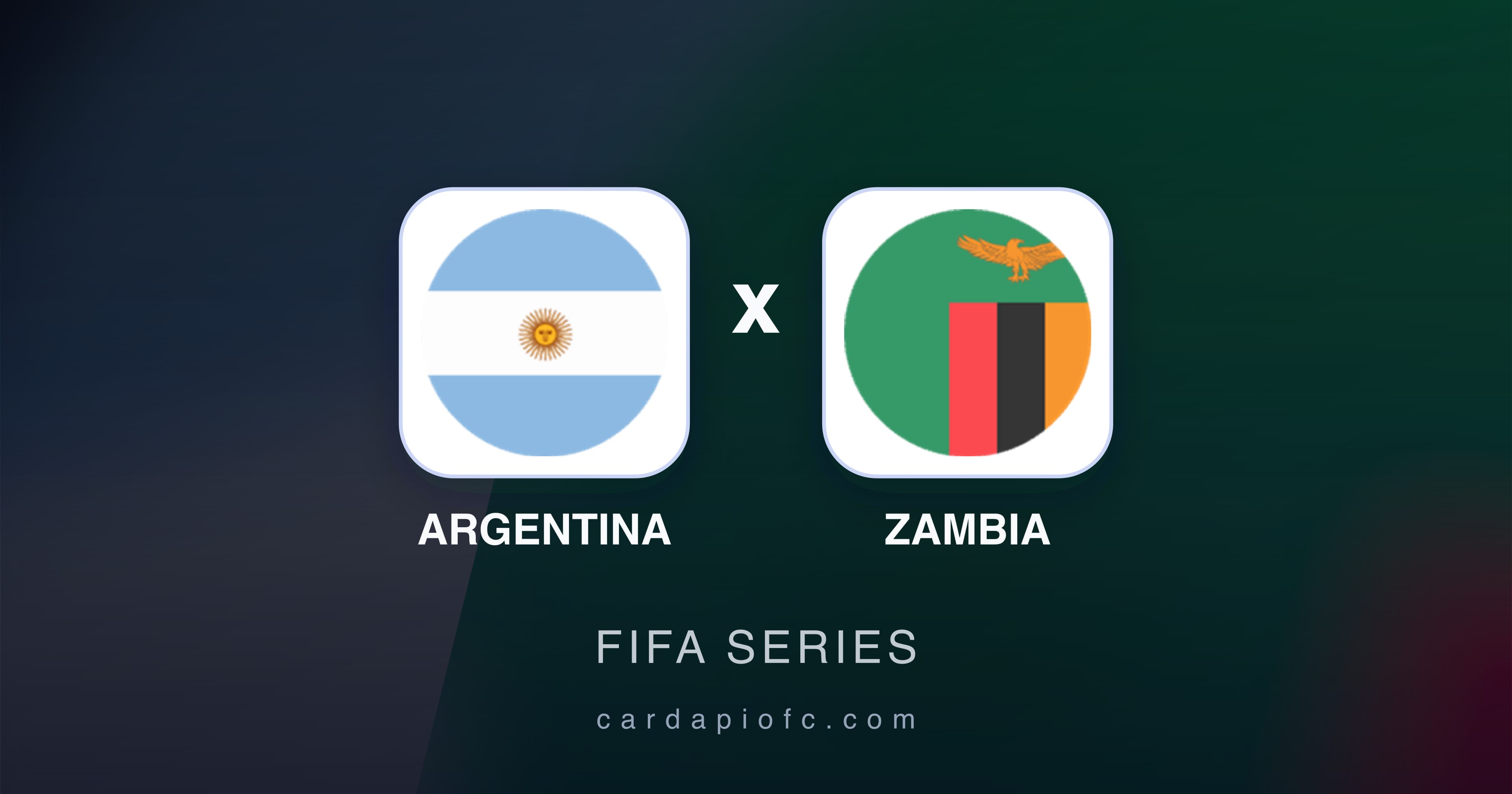 Imagen previa de Argentina vs Zambia (FIFA Series)