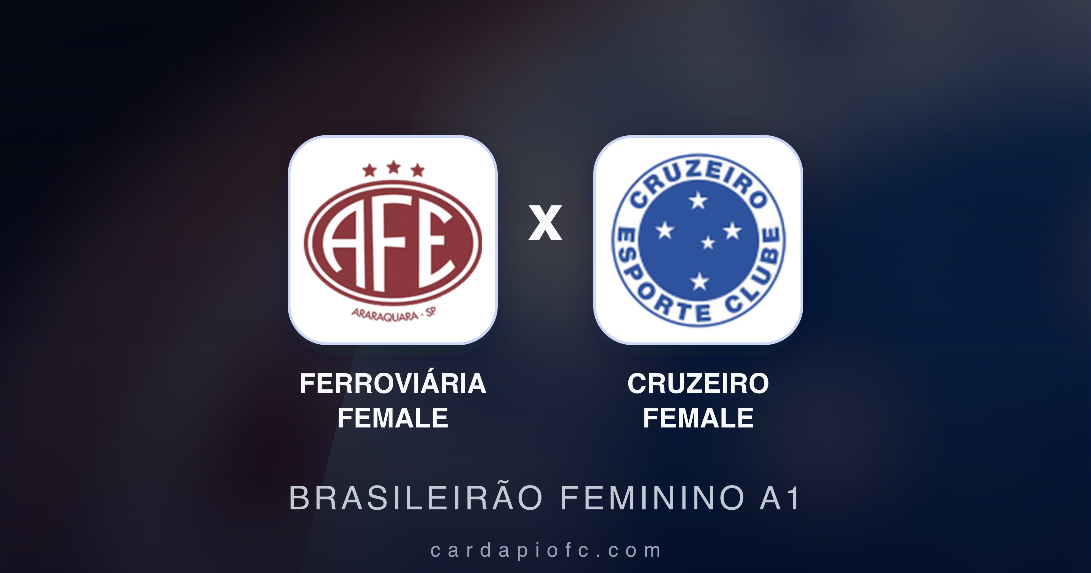 Imagen previa de Ferroviária Female vs Cruzeiro Female (Brasileirão Feminino A1)