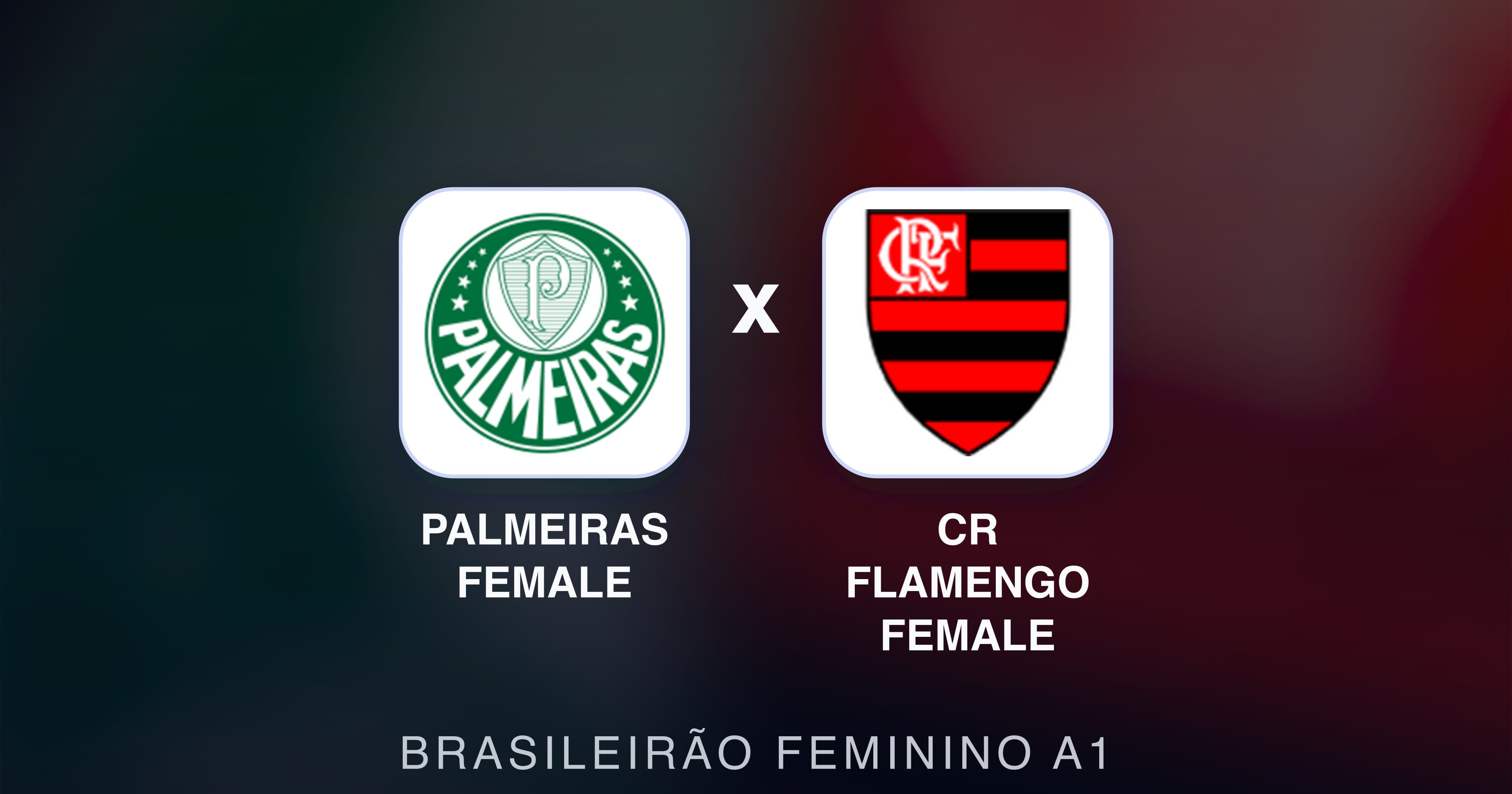 Imagen previa de Palmeiras Female vs CR Flamengo Female (Brasileirão Feminino A1)