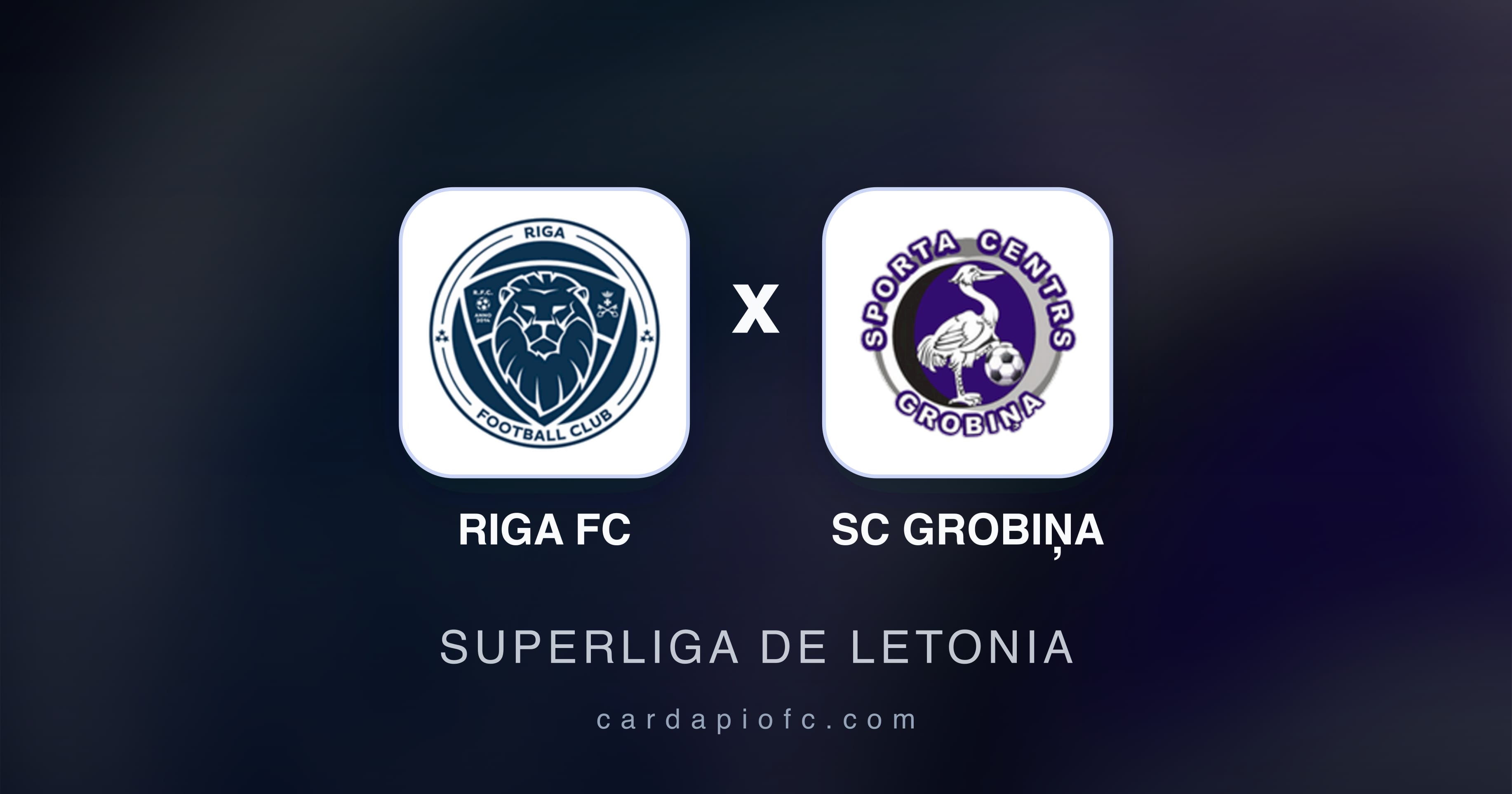 Imagen previa de Riga FC vs SC Grobiņa (Superliga de Letonia)