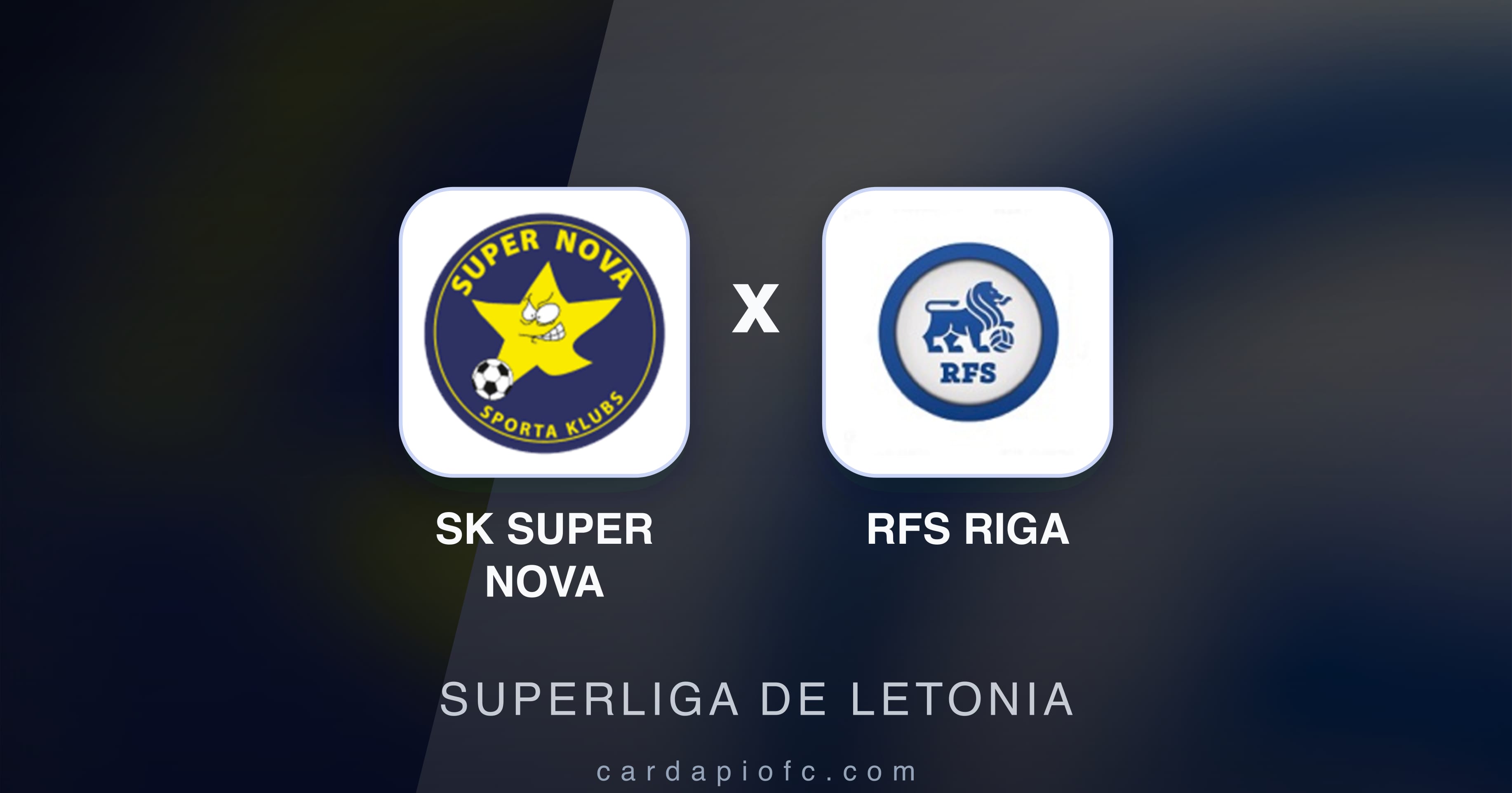 Imagen previa de SK Super Nova vs RFS Riga (Superliga de Letonia)