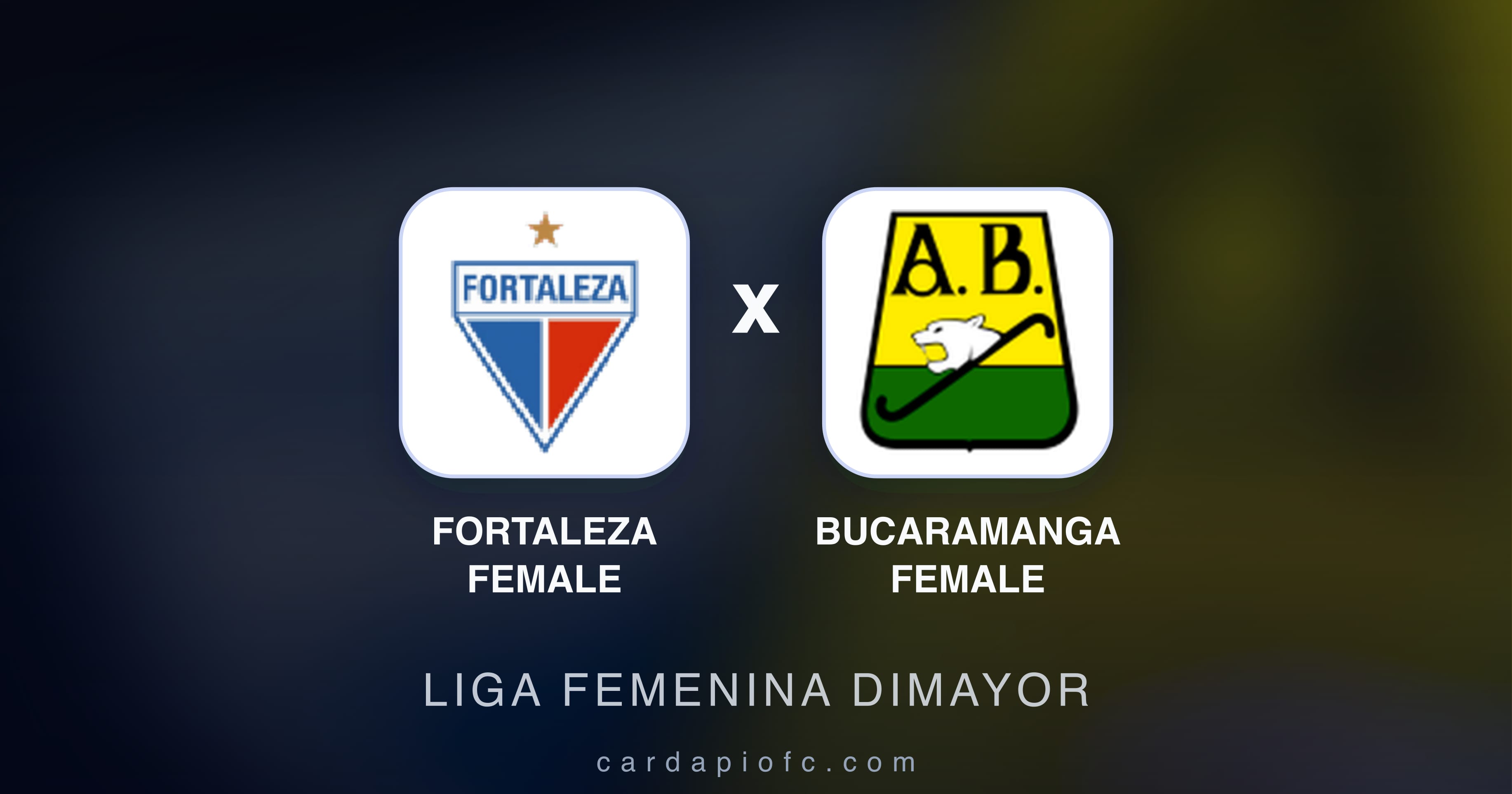 Imagen previa de Fortaleza Female vs Bucaramanga Female (Liga Femenina Dimayor)