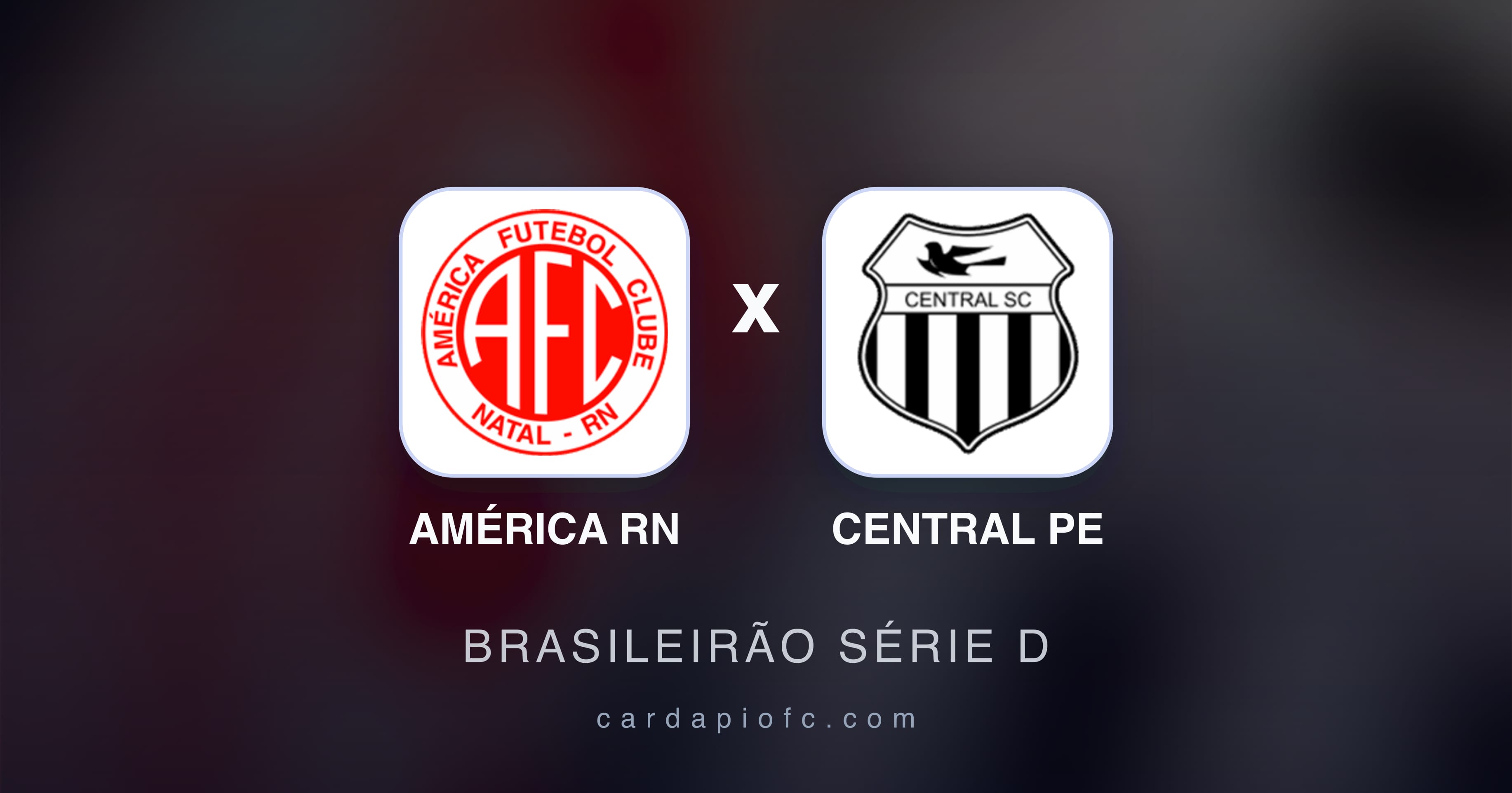 América RN बनाम Central PE (Brasileirão Série D) का पूर्वावलोकन चित्र