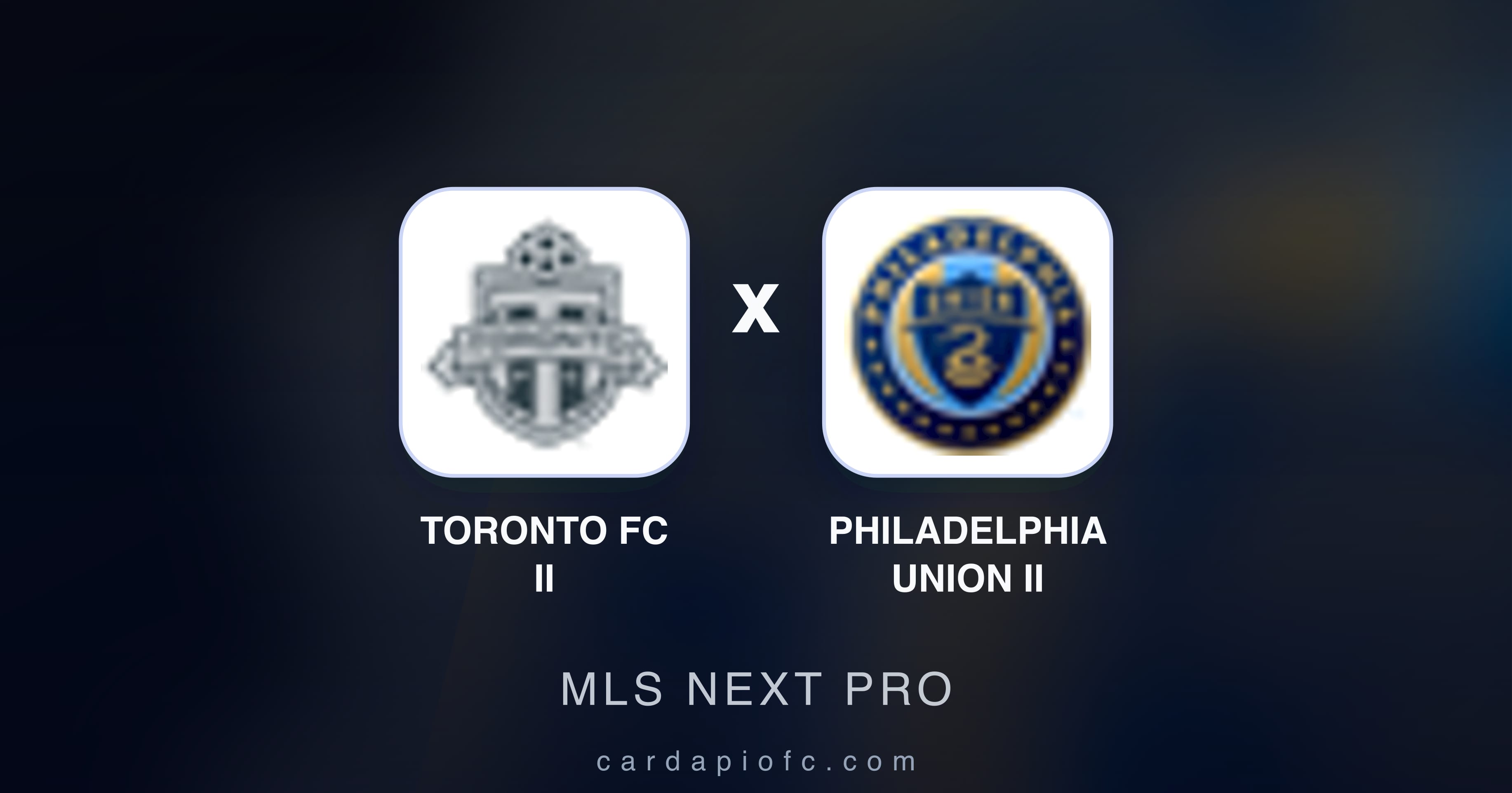 Imagen previa de Toronto FC II vs Philadelphia Union II (MLS Next Pro)