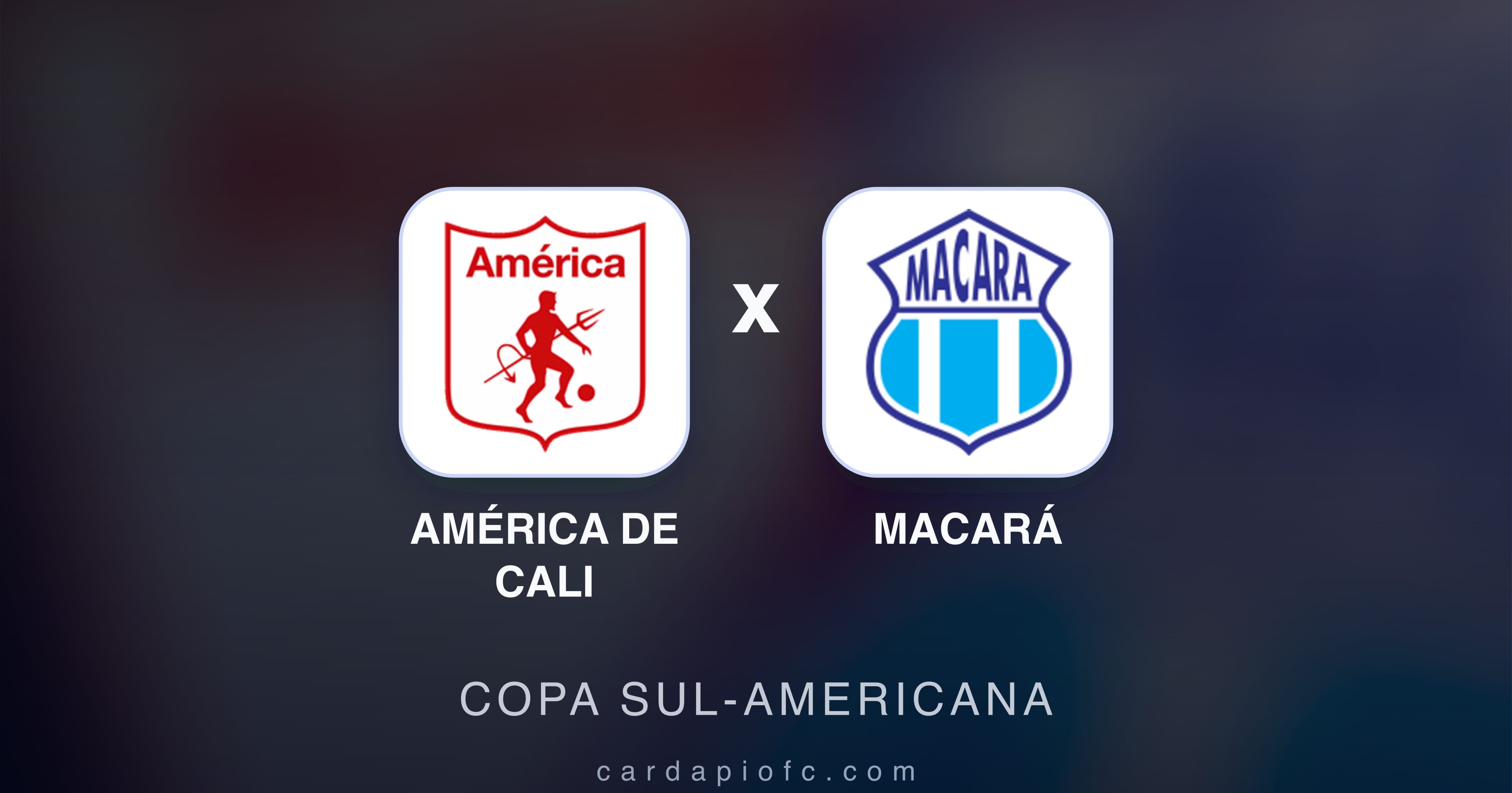 Imagen previa de América de Cali vs Macará (Copa Sul-Americana)