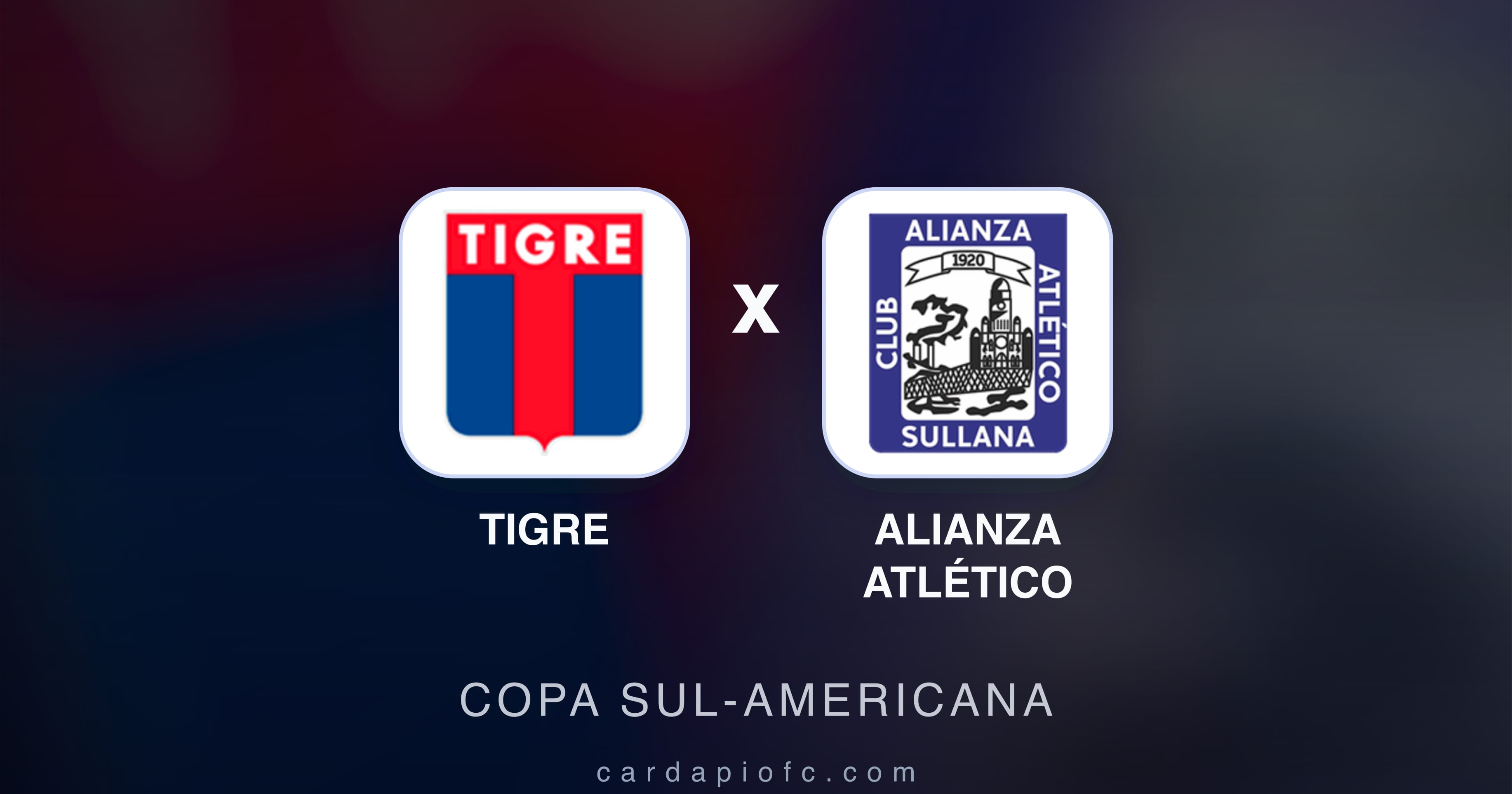 Imagen previa de Tigre vs Alianza Atlético (Copa Sul-Americana)