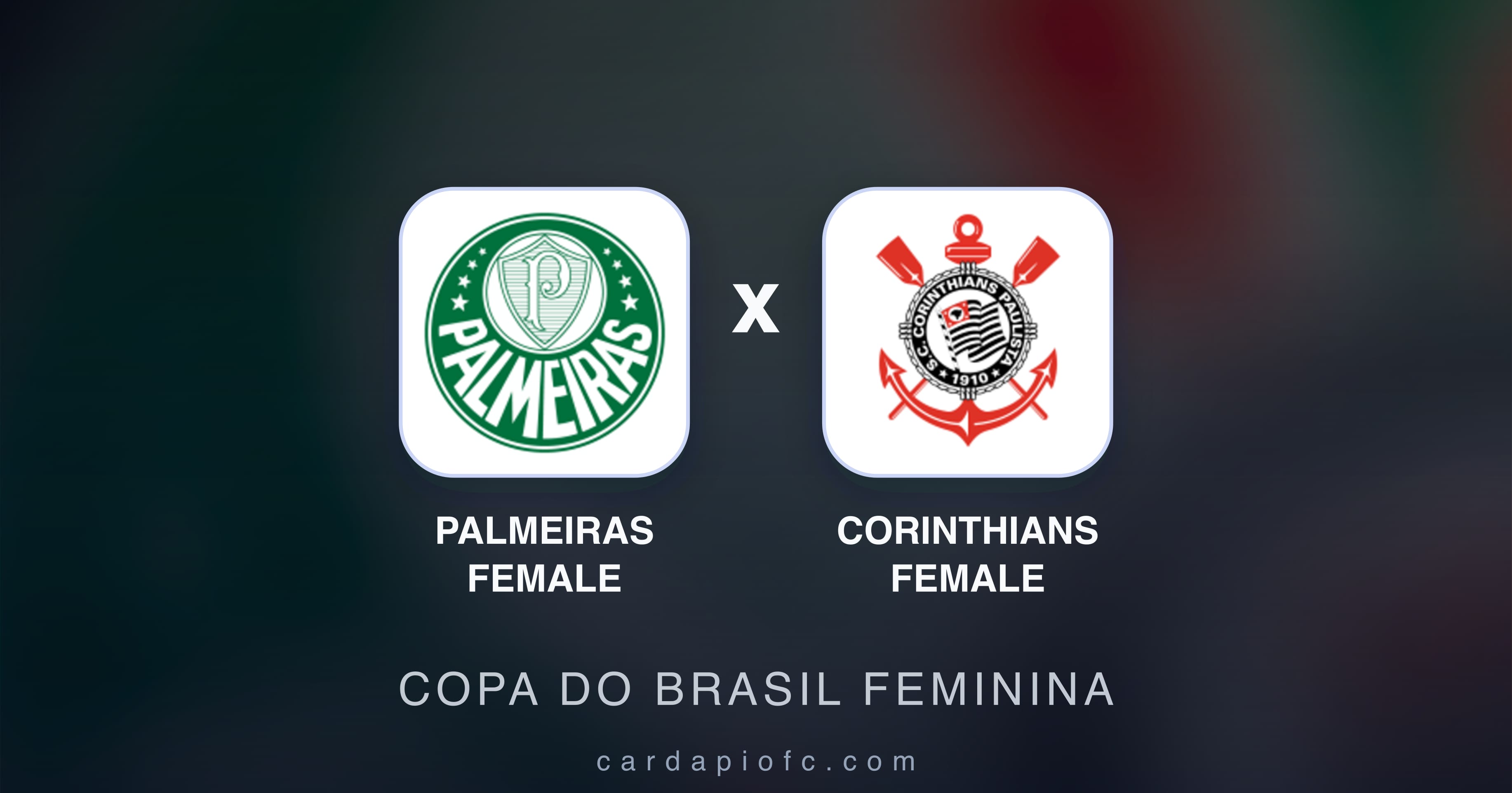 Imagen previa de Palmeiras Female vs Corinthians Female (Copa do Brasil Feminina)