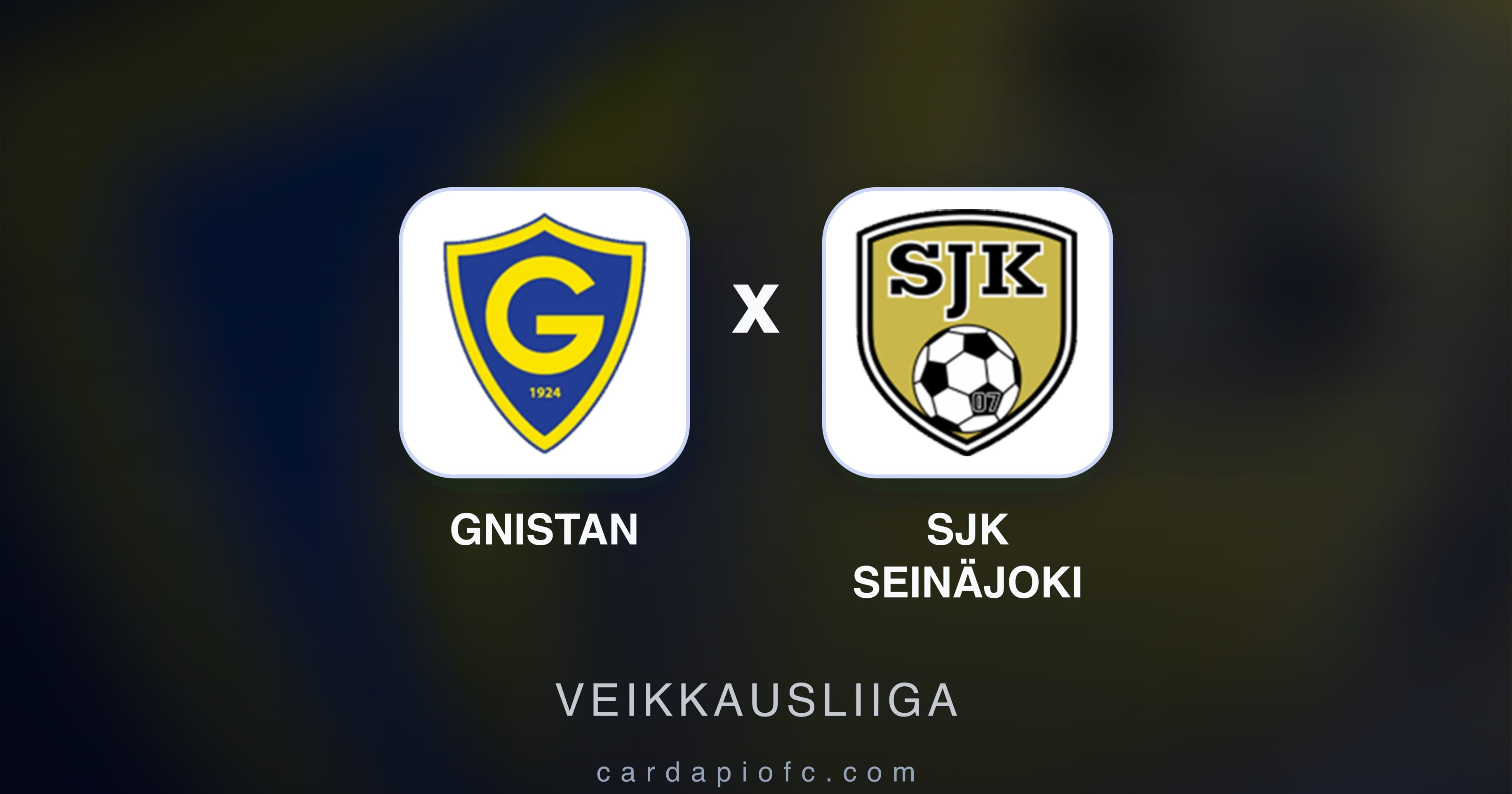 Imagen previa de Gnistan vs SJK Seinäjoki (Veikkausliiga)