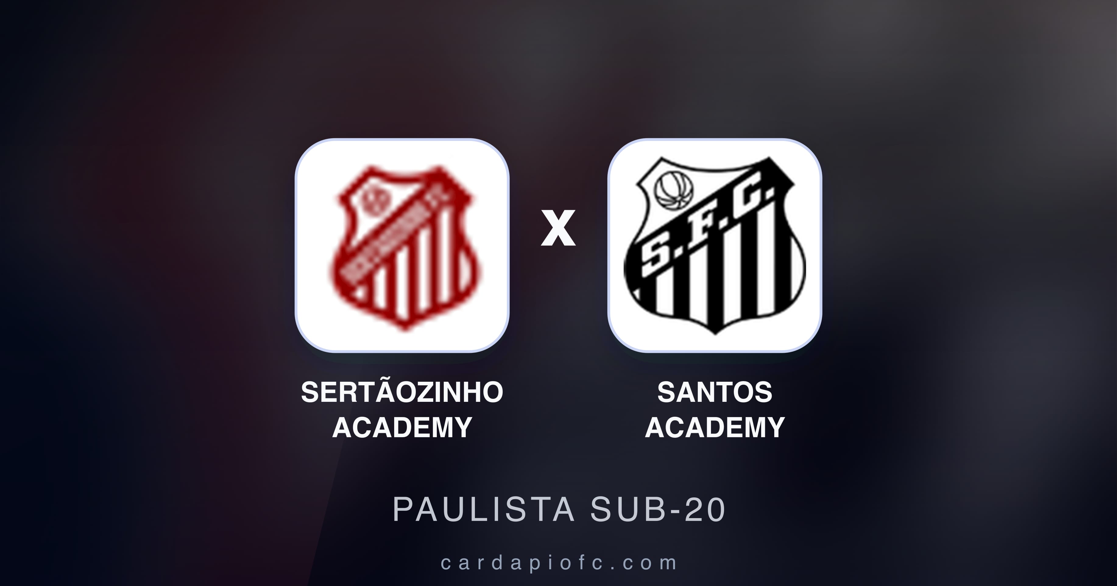 Imagen previa de Sertãozinho Academy vs Santos Academy (Paulista Sub-20)