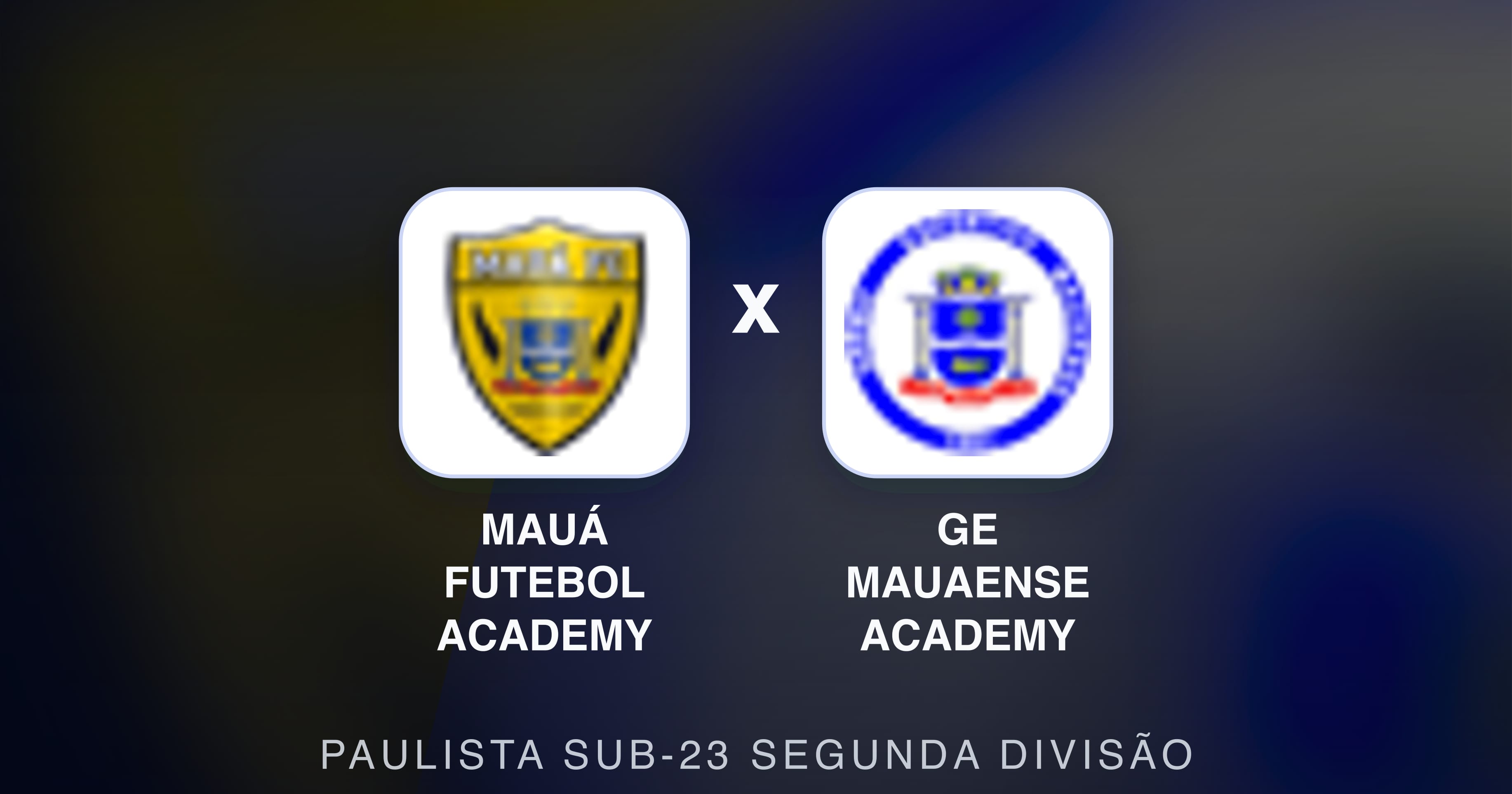 Imagen previa de Mauá Futebol Academy vs GE Mauaense Academy (Paulista Sub-23 Segunda Divisão)