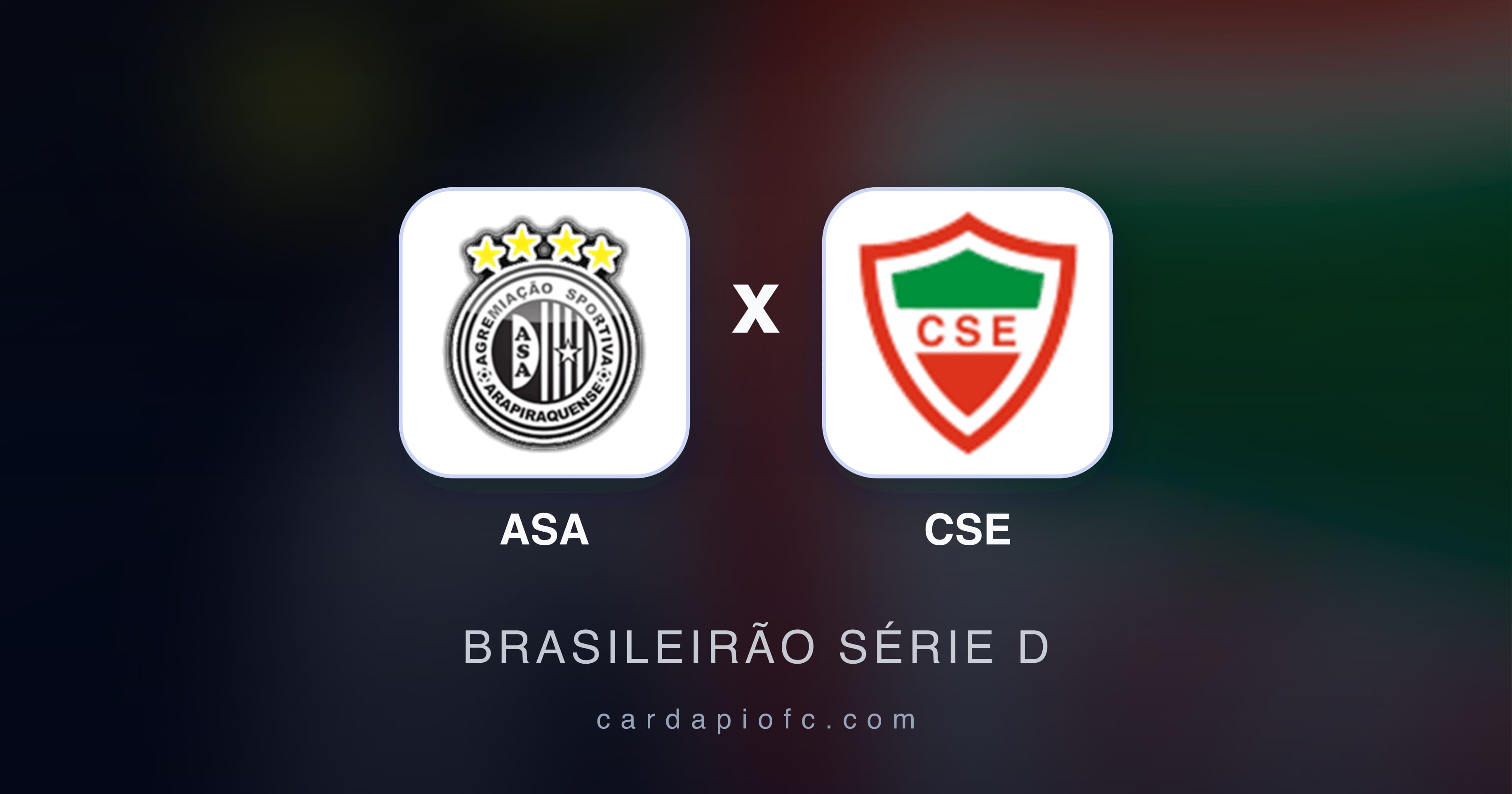 ASA बनाम CSE (Brasileirão Série D) का पूर्वावलोकन चित्र