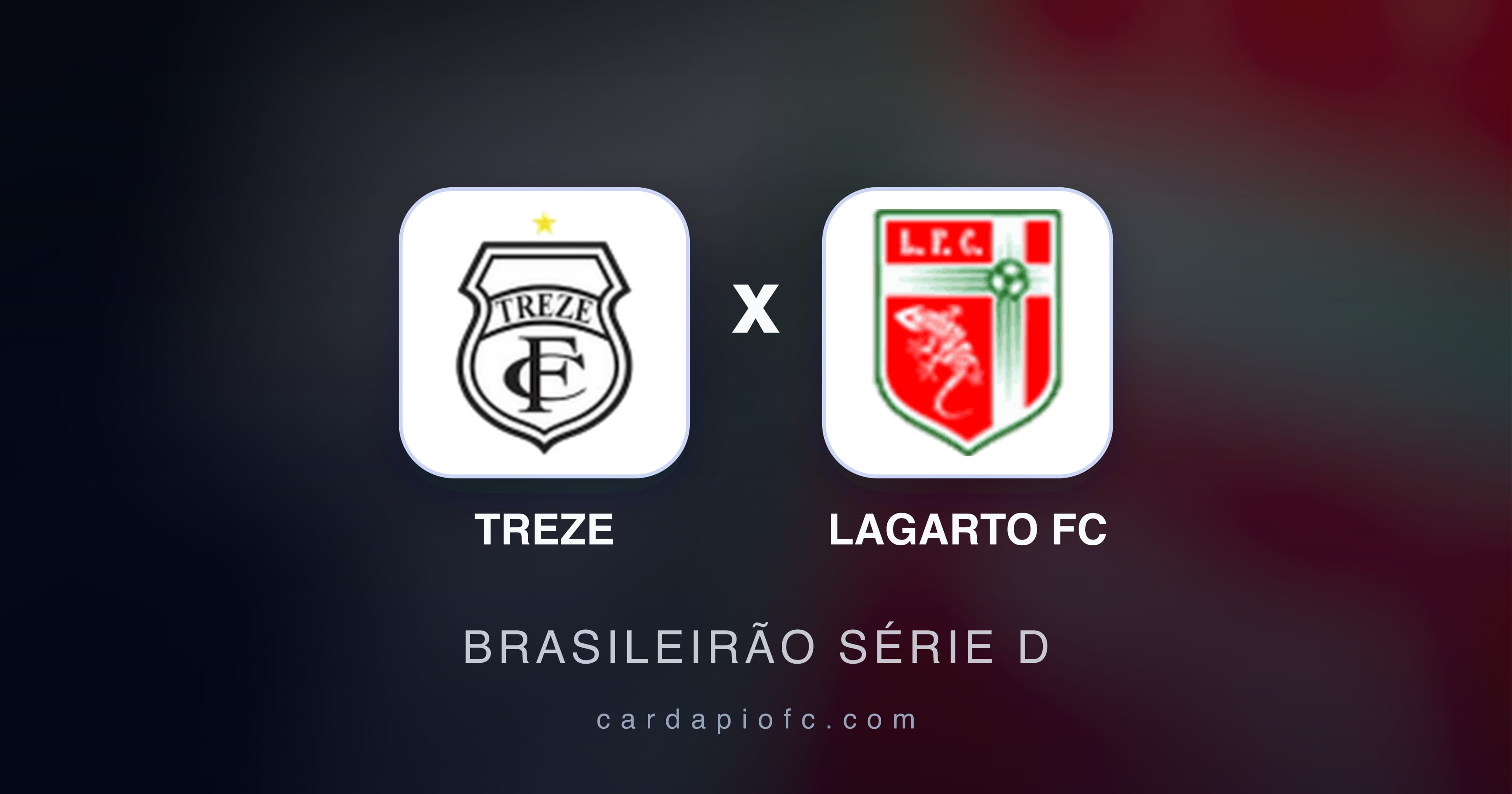 Imagen previa de Treze vs Lagarto FC (Brasileirão Série D)