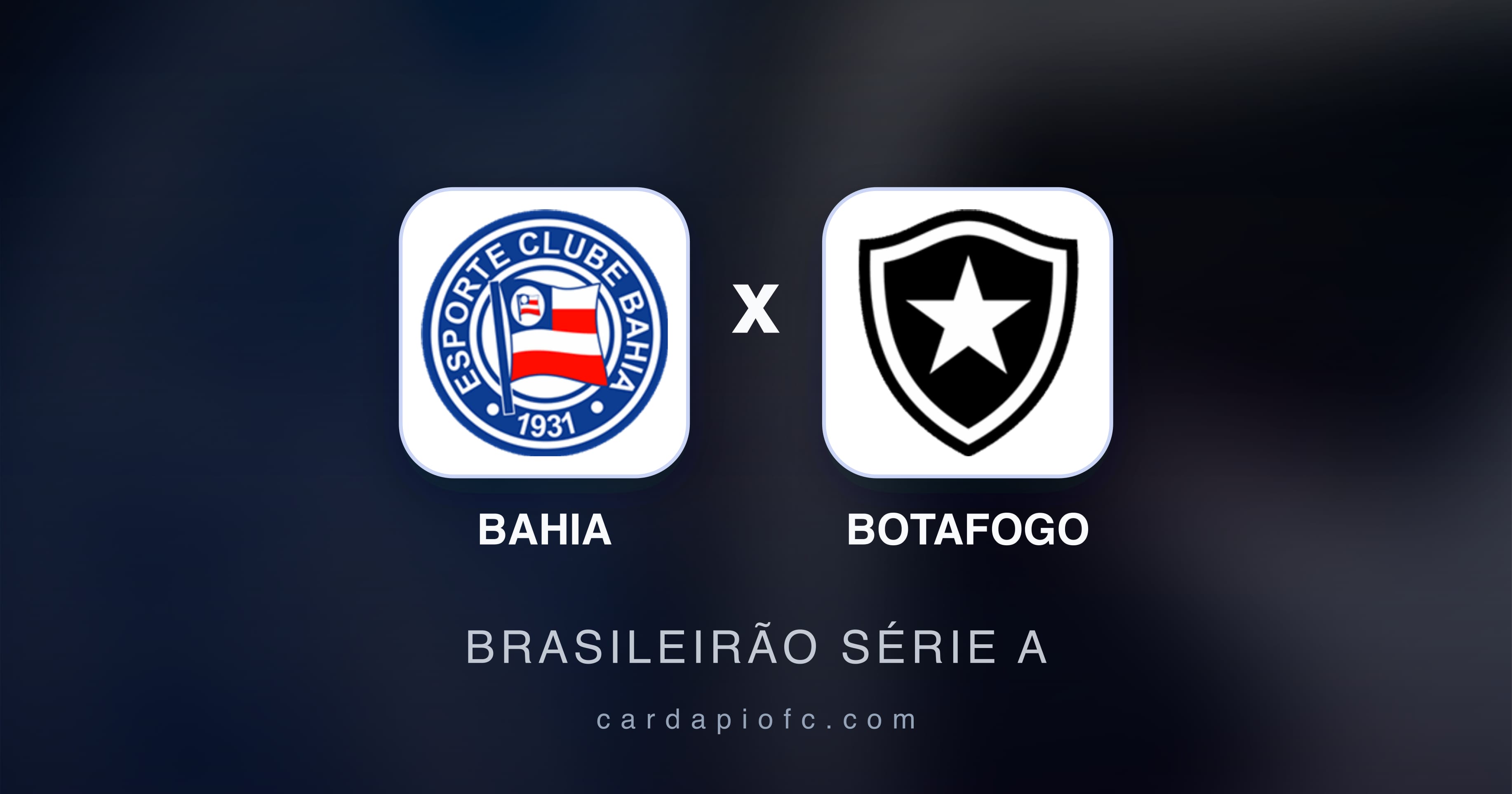 Imagen previa de Bahia vs Botafogo (Brasileirão Série A)