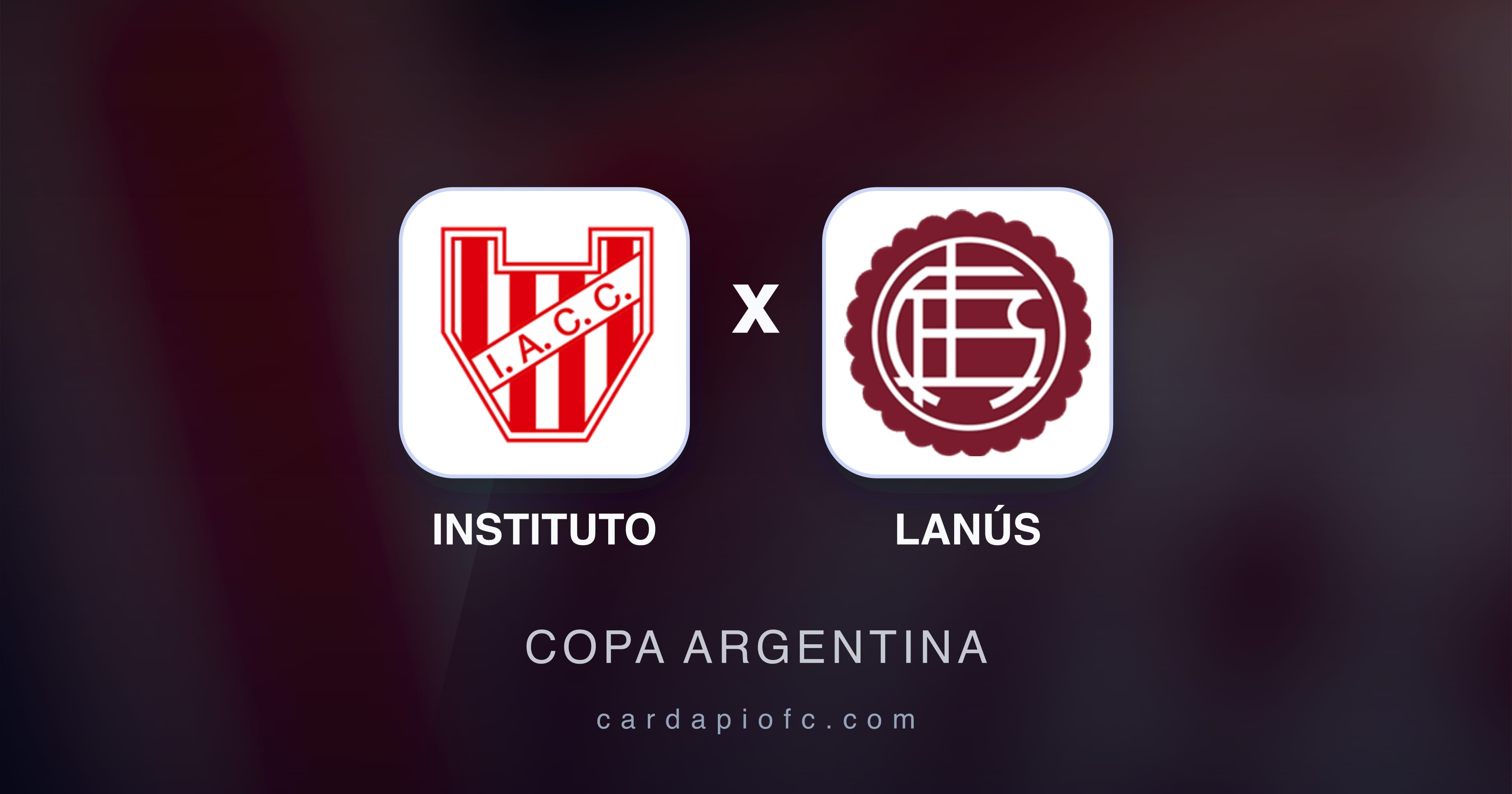 Instituto बनाम Lanús (Copa Argentina) का पूर्वावलोकन चित्र