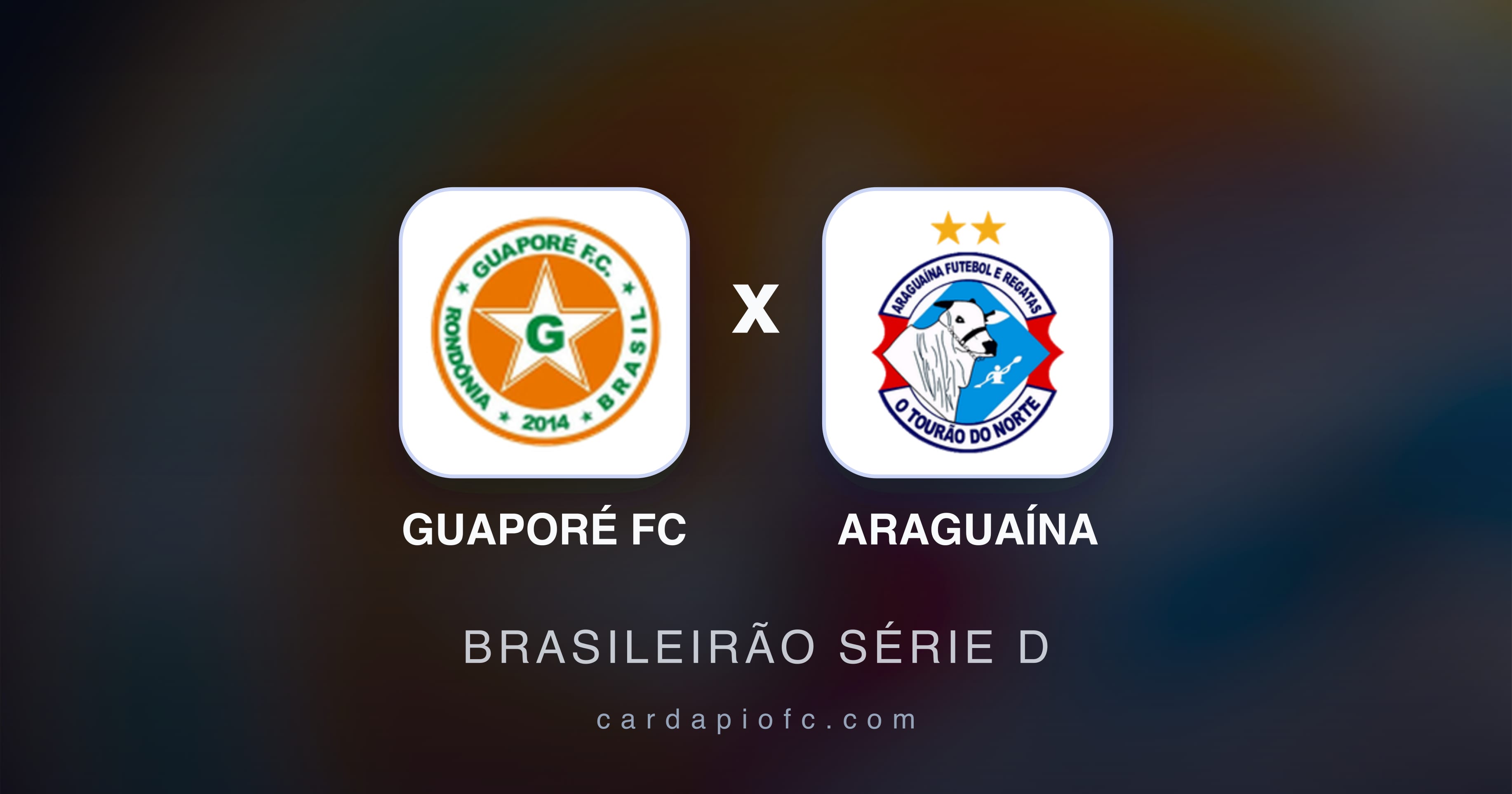 Guaporé FC बनाम Araguaína (Brasileirão Série D) का पूर्वावलोकन चित्र