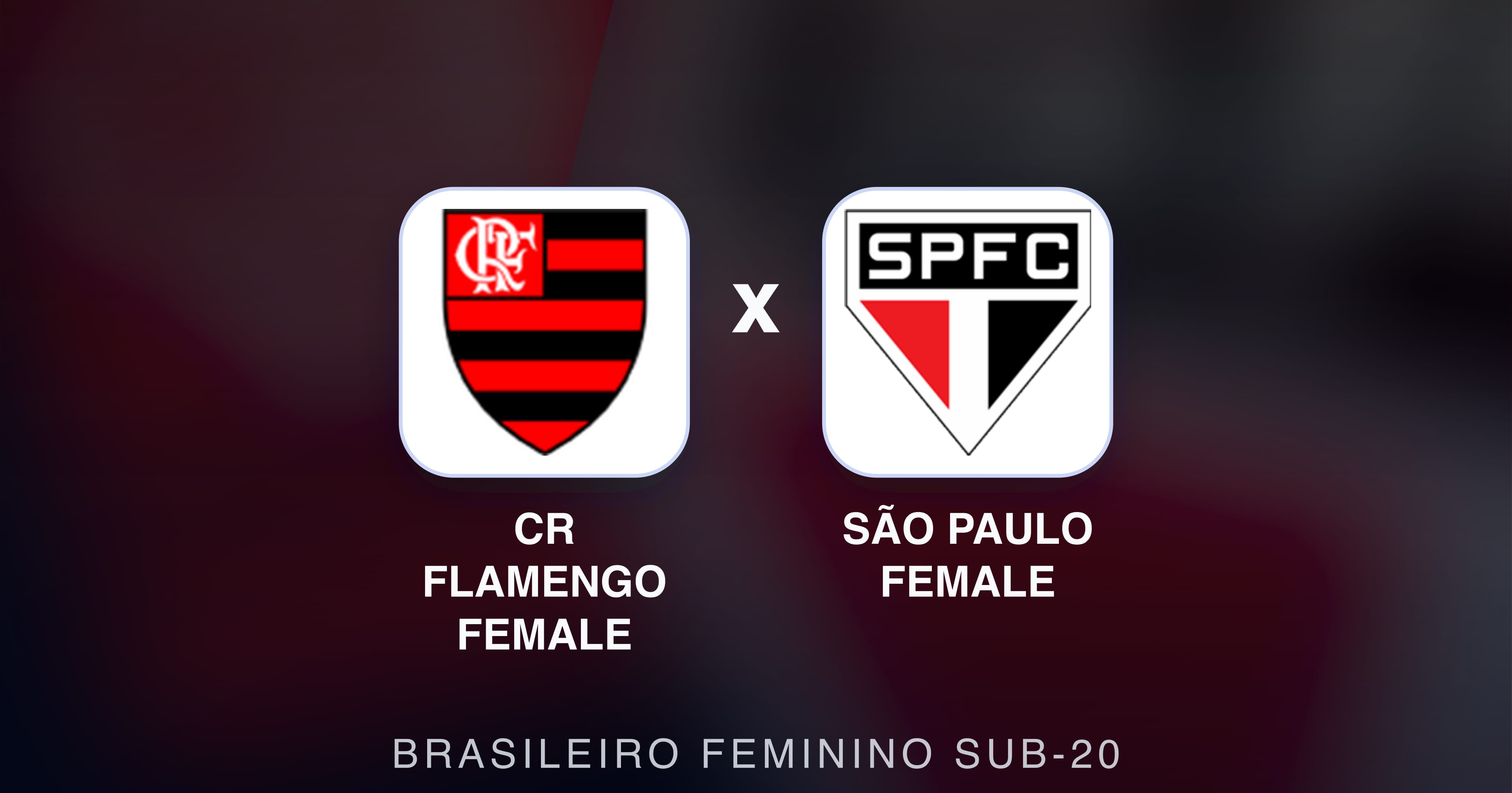 Imagen previa de CR Flamengo Female vs São Paulo Female (Brasileiro Feminino Sub-20)