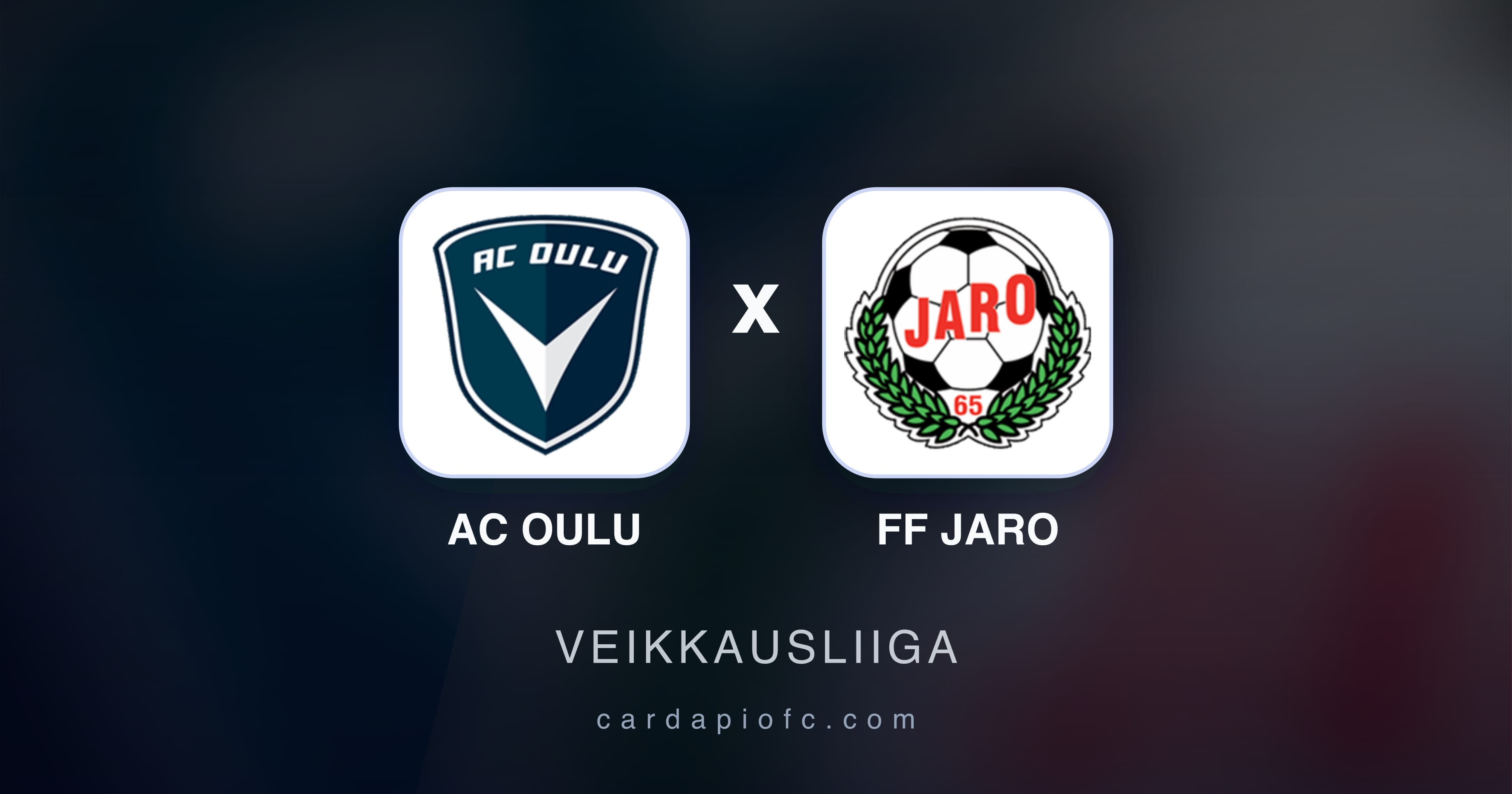 Imagen previa de AC Oulu vs FF Jaro (Veikkausliiga)