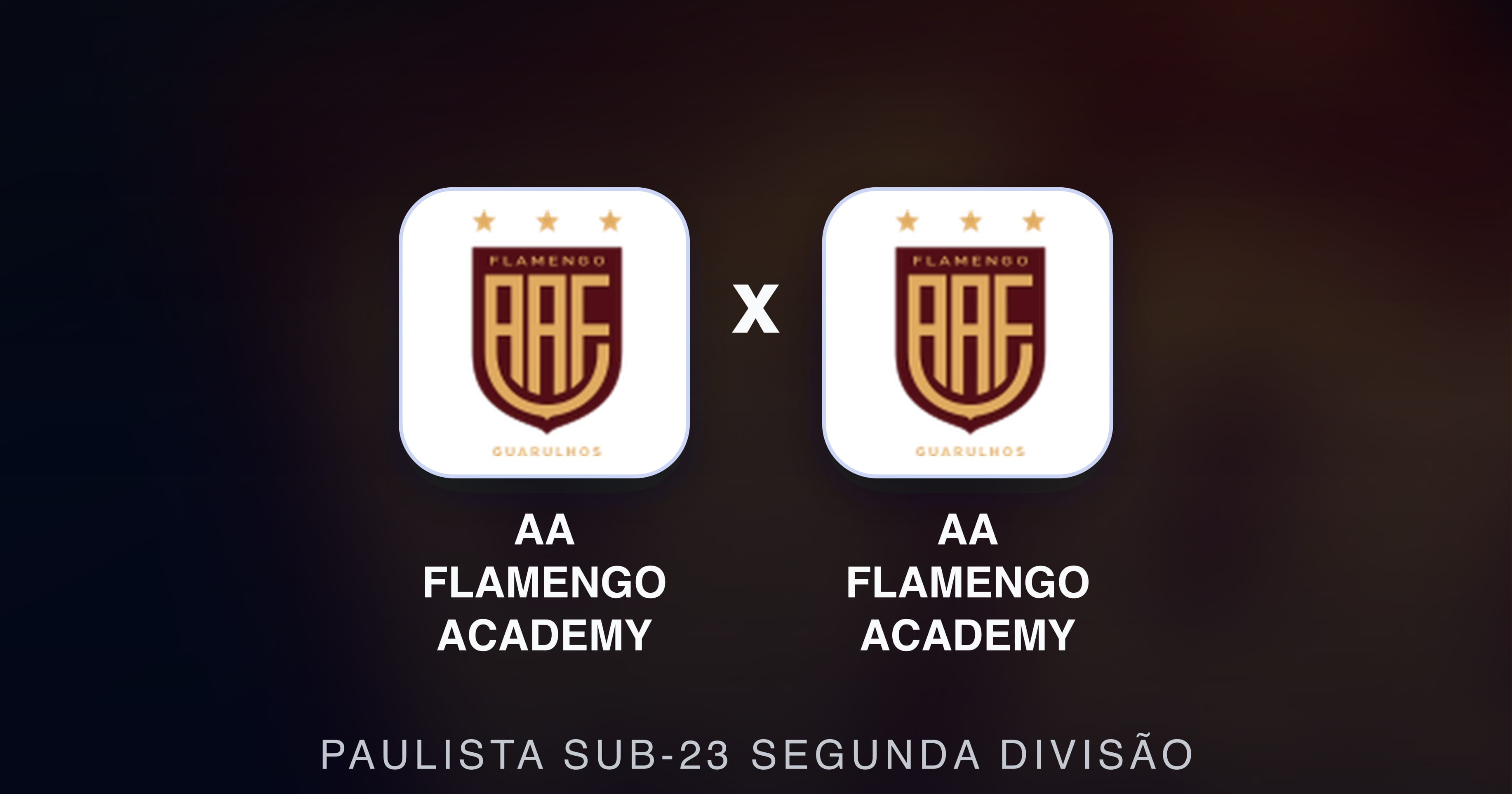 Imagen previa de AA Flamengo Academy vs AA Flamengo Academy (Paulista Sub-23 Segunda Divisão)
