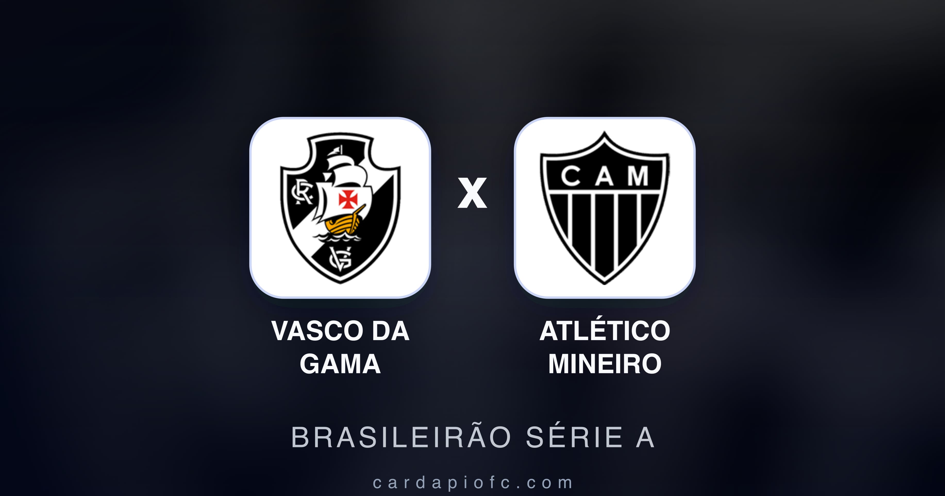 Vasco da Gama बनाम Atlético Mineiro (Brasileirão Série A) का पूर्वावलोकन चित्र
