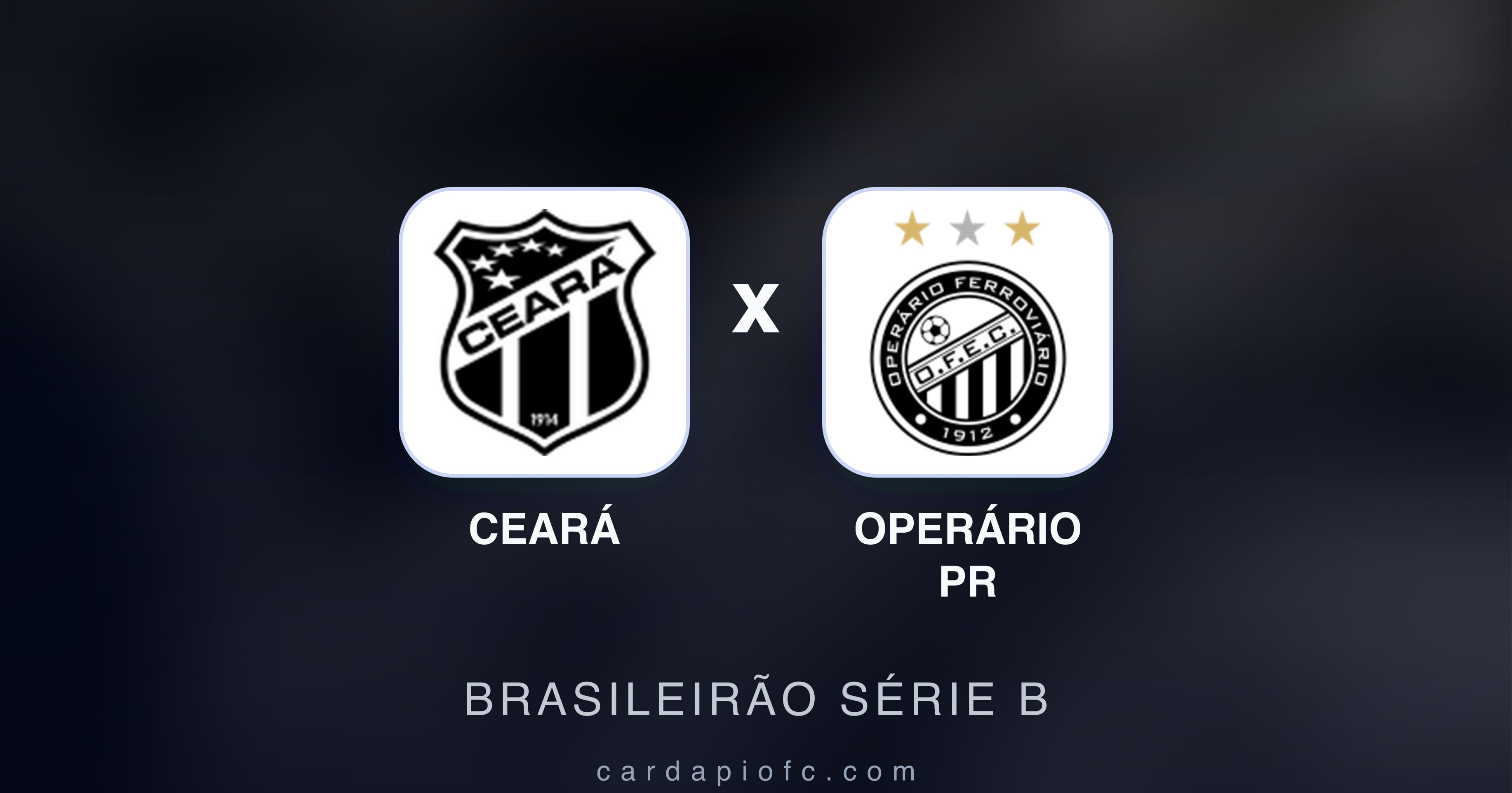 Imagen previa de Ceará vs Operário PR (Brasileirão Série B)