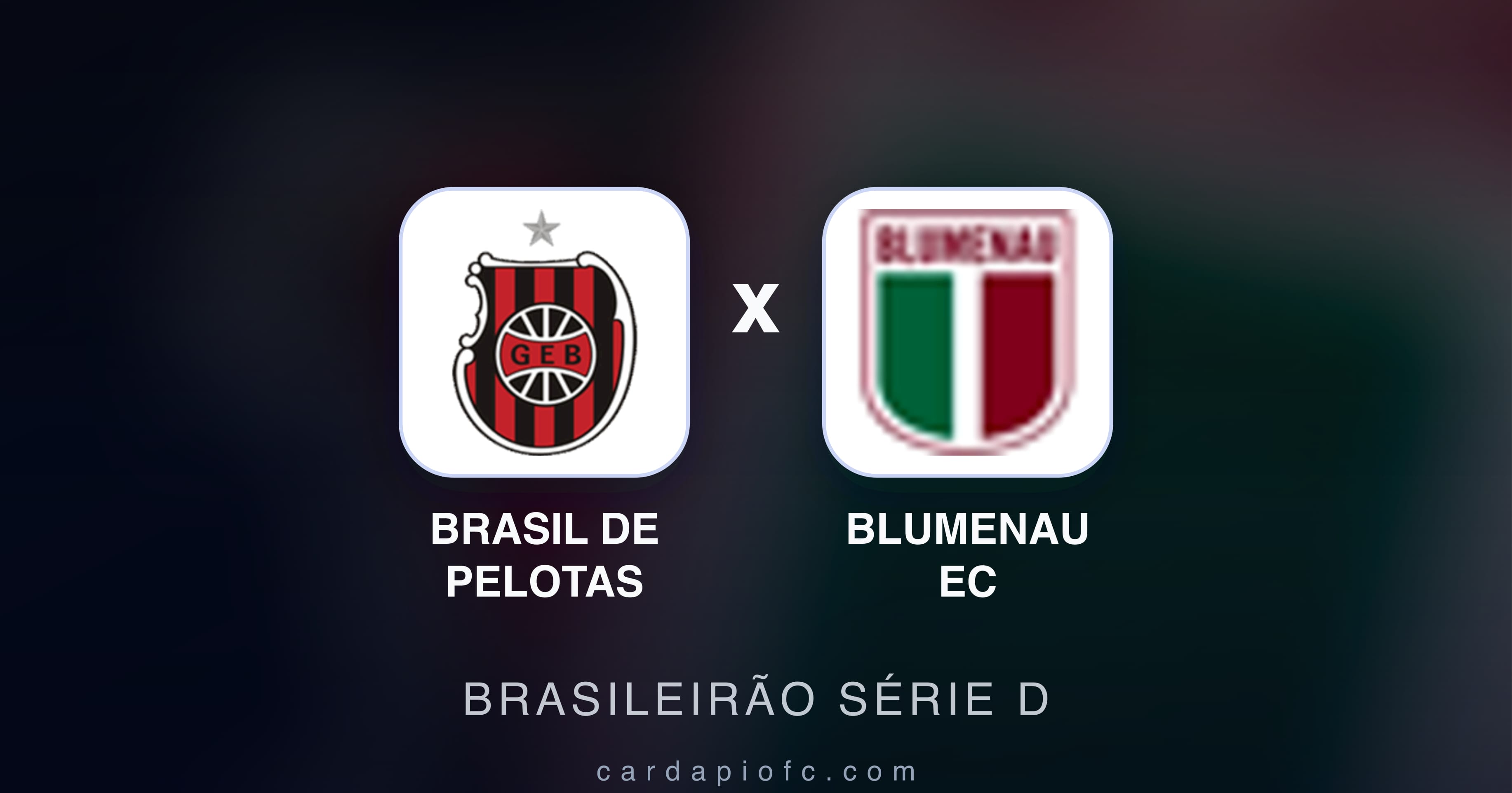 Brasil de Pelotas बनाम Blumenau EC (Brasileirão Série D) का पूर्वावलोकन चित्र