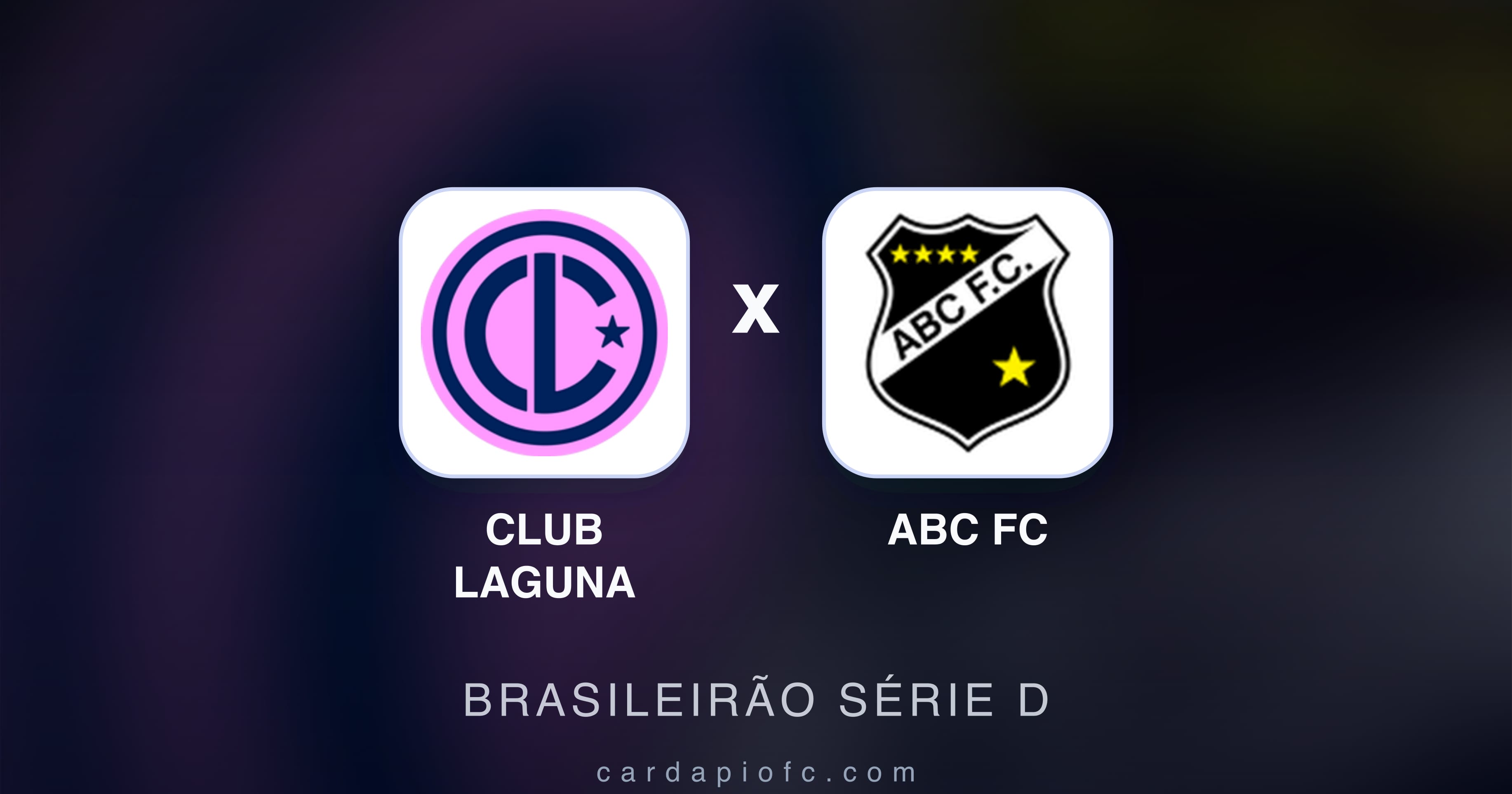 Club Laguna बनाम ABC FC (Brasileirão Série D) का पूर्वावलोकन चित्र