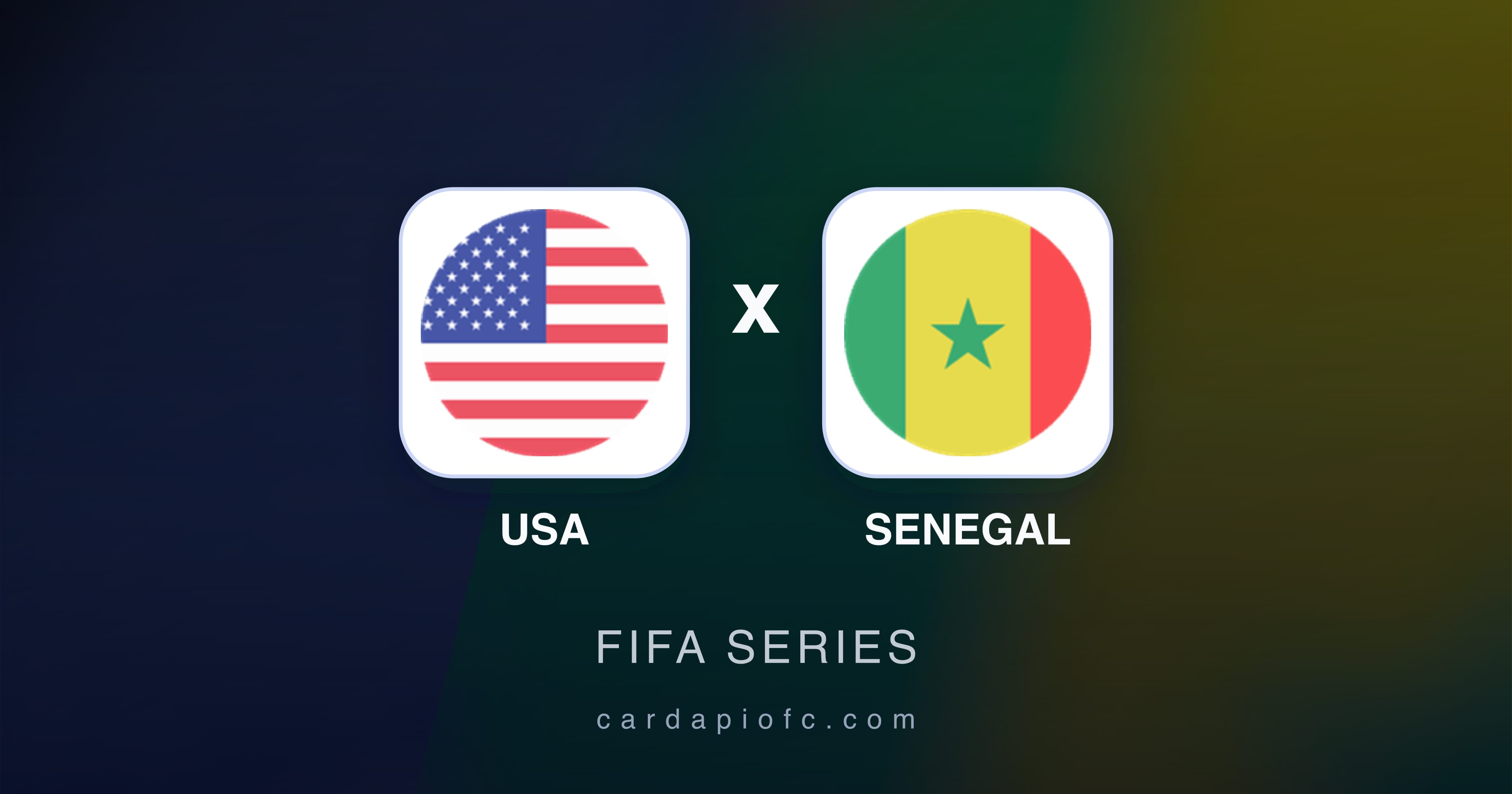 Imagen previa de USA vs Senegal (FIFA Series)