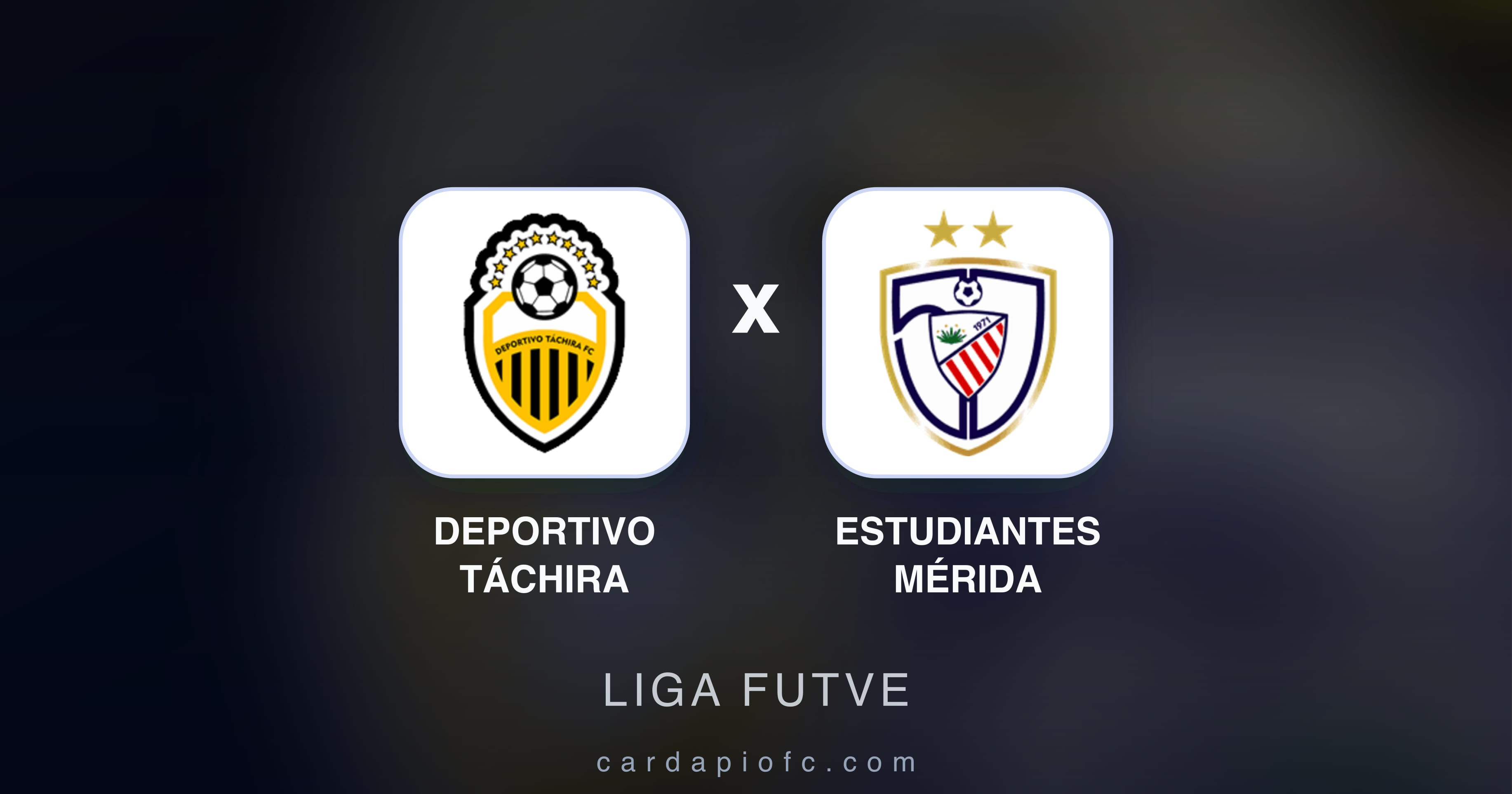 Imagen previa de Deportivo Táchira vs Estudiantes Mérida (Liga Futve)