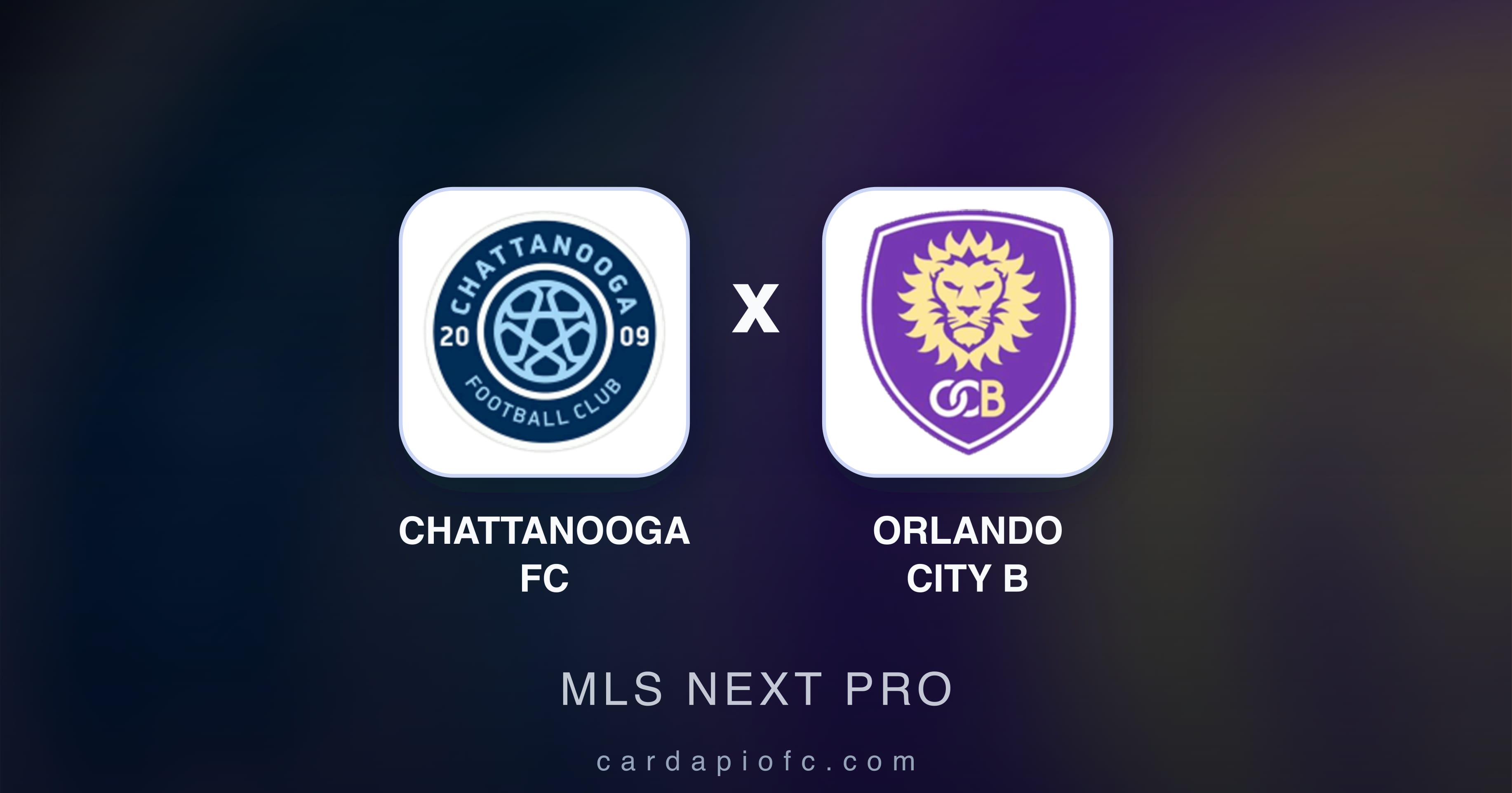 Imagen previa de Chattanooga FC vs Orlando City B (MLS Next Pro)