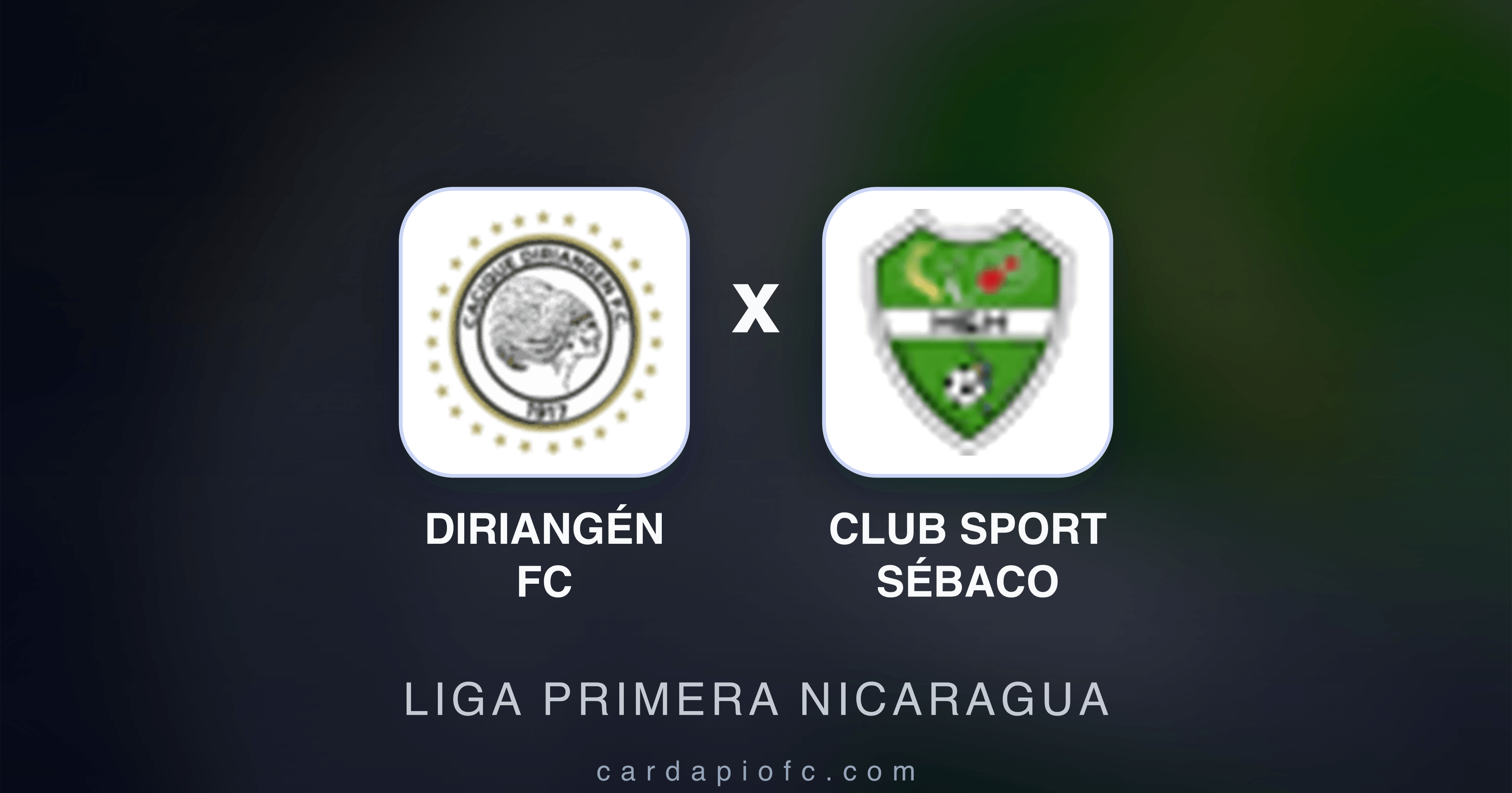 Diriangén FC x Club Sport Sébaco - Liga Primera Nicaragua prévia da transmissão