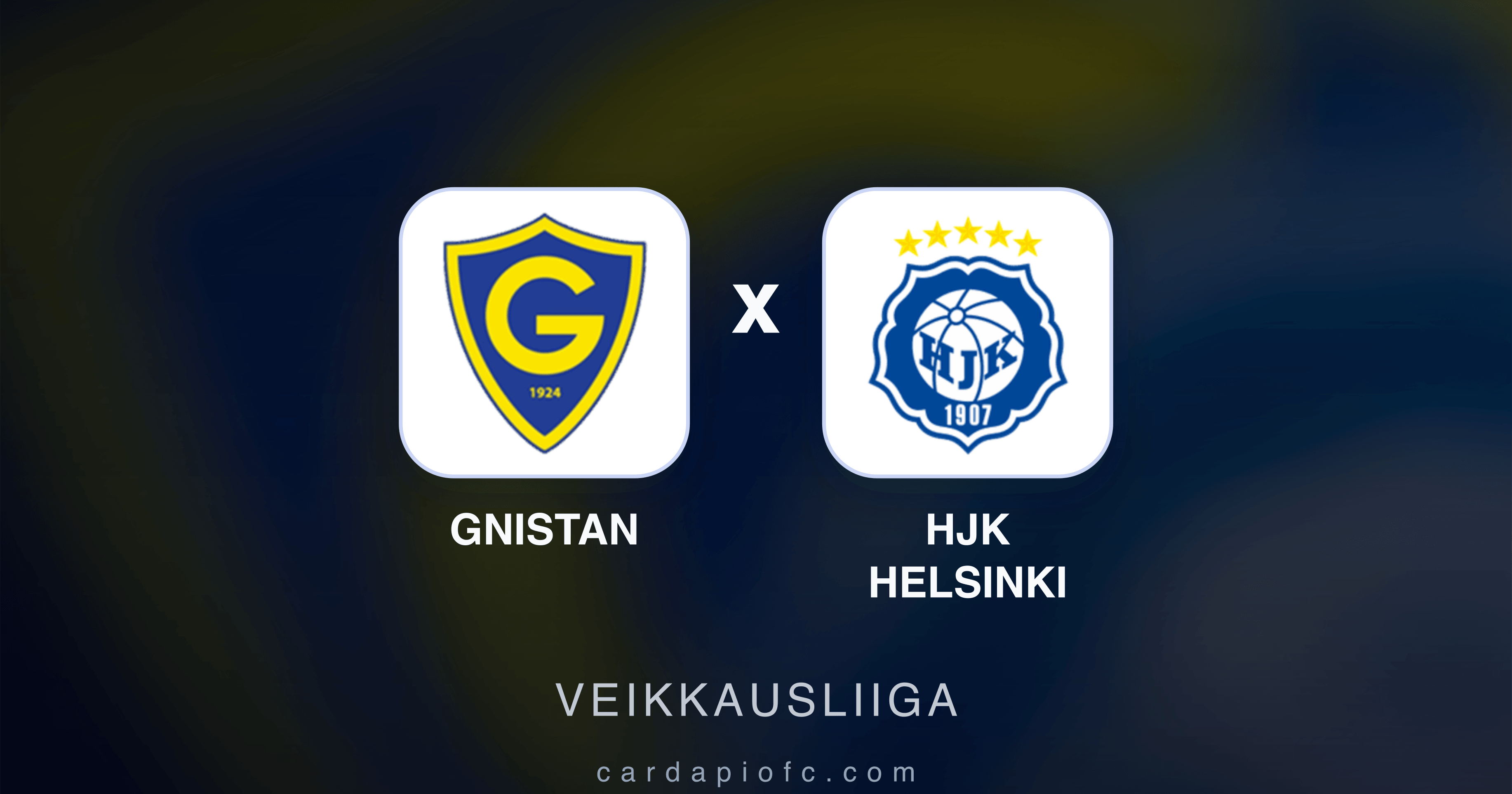 Gnistan x HJK Helsinki - Veikkausliiga prévia da transmissão