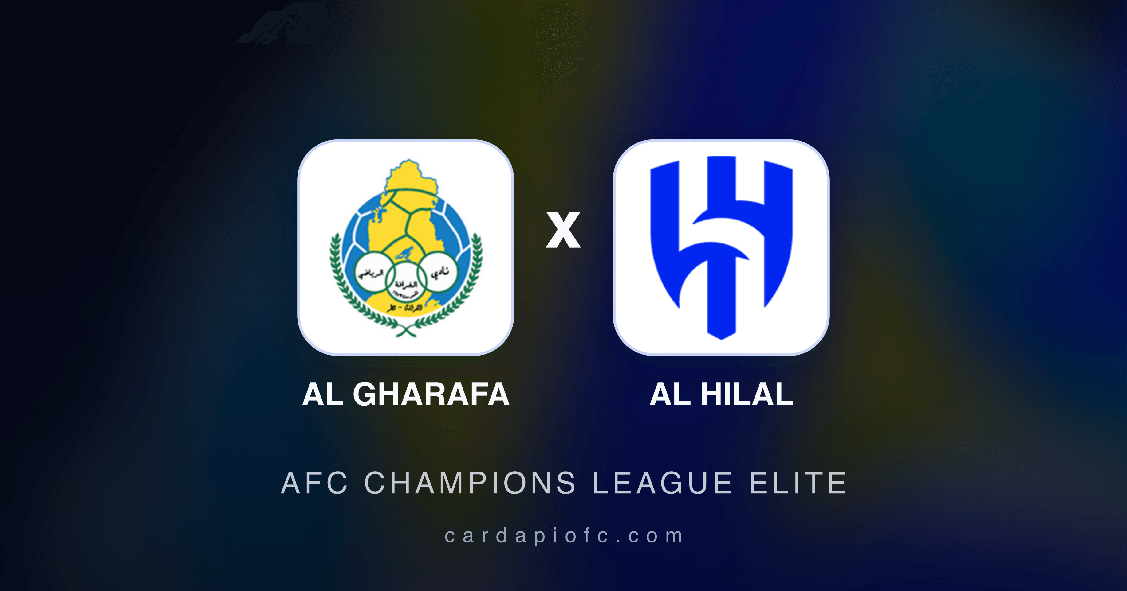 Al Gharafa x Al Hilal - AFC Champions League Elite prévia da transmissão