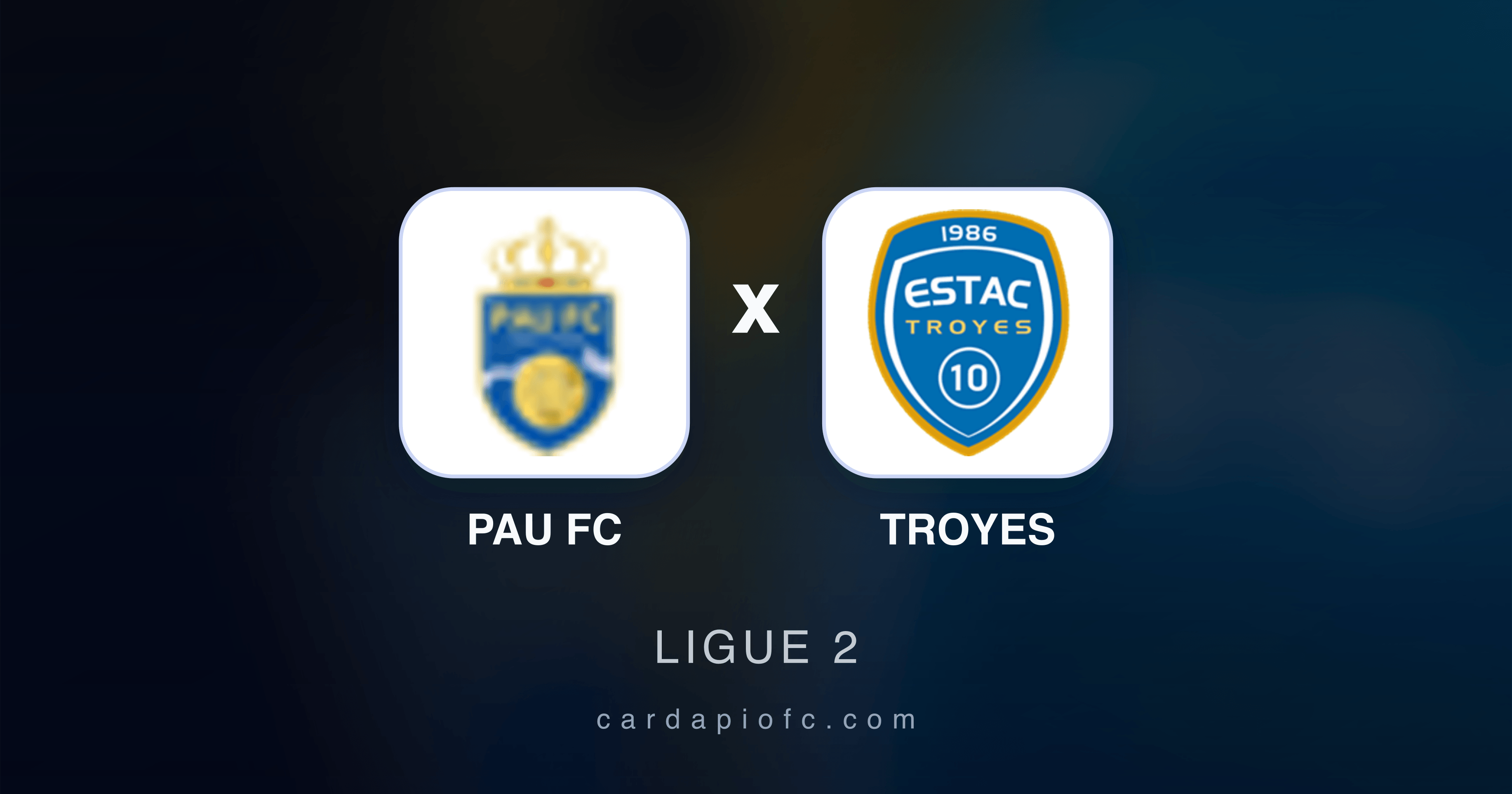 Pau FC x Troyes - Ligue 2 prévia da transmissão