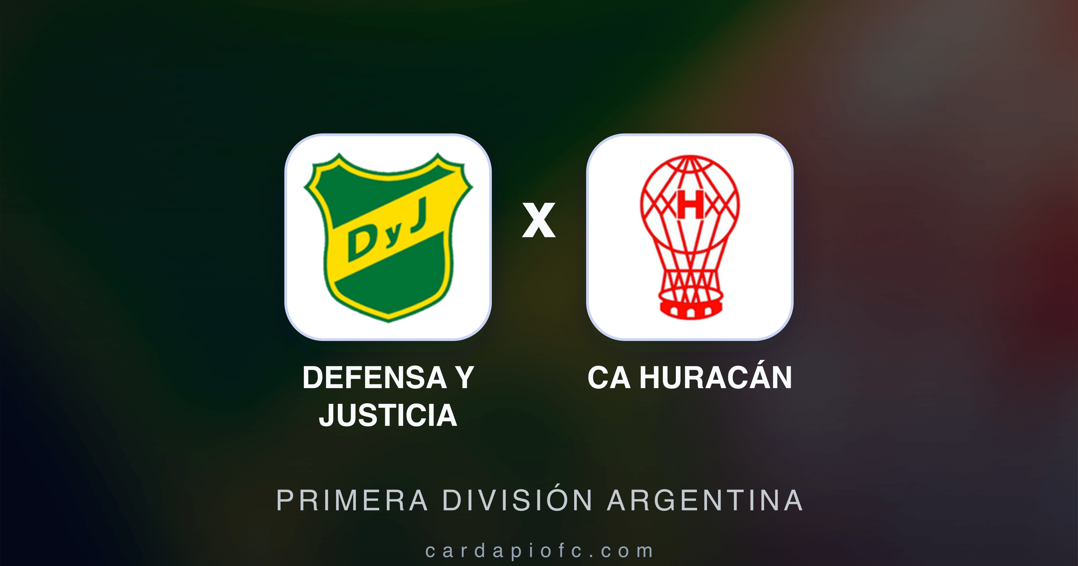 Defensa y Justicia x CA Huracán - Primera División Argentina prévia da transmissão
