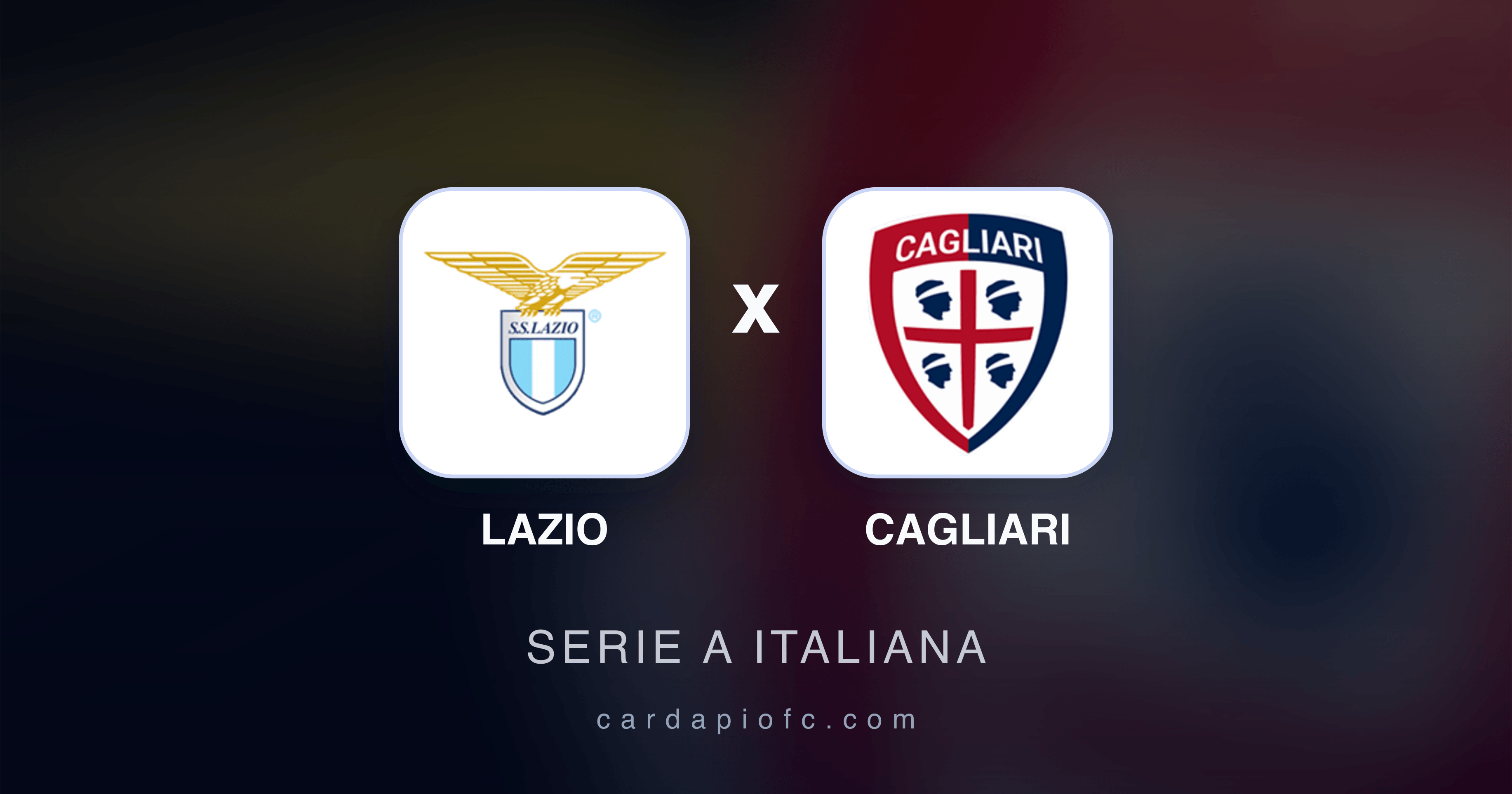 Lazio x Cagliari - Serie A Italiana prévia da transmissão