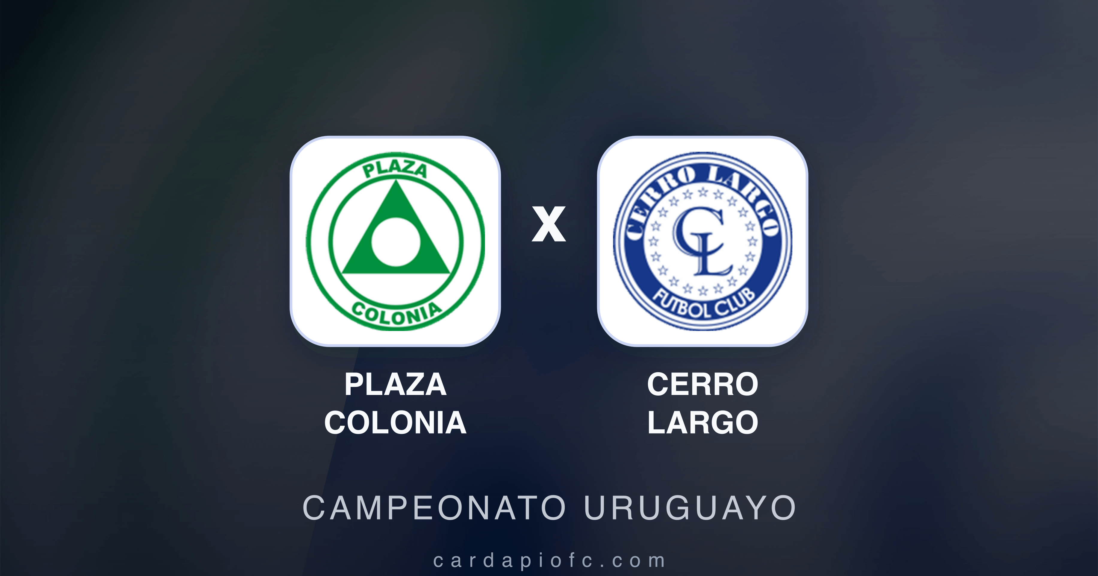 Plaza Colonia x Cerro Largo - Campeonato Uruguayo prévia da transmissão