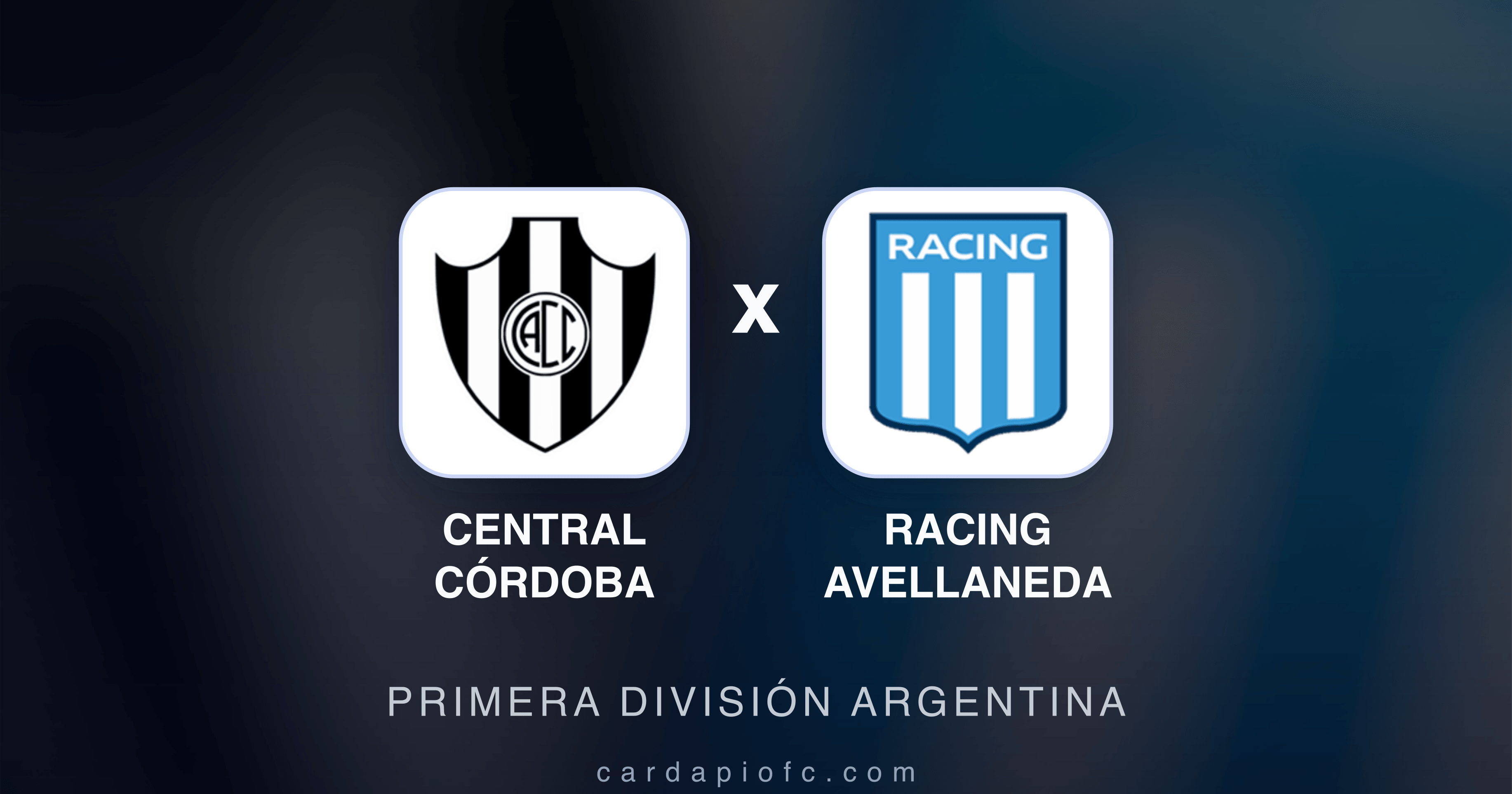 Central Córdoba x Racing Avellaneda - Primera División Argentina prévia da transmissão