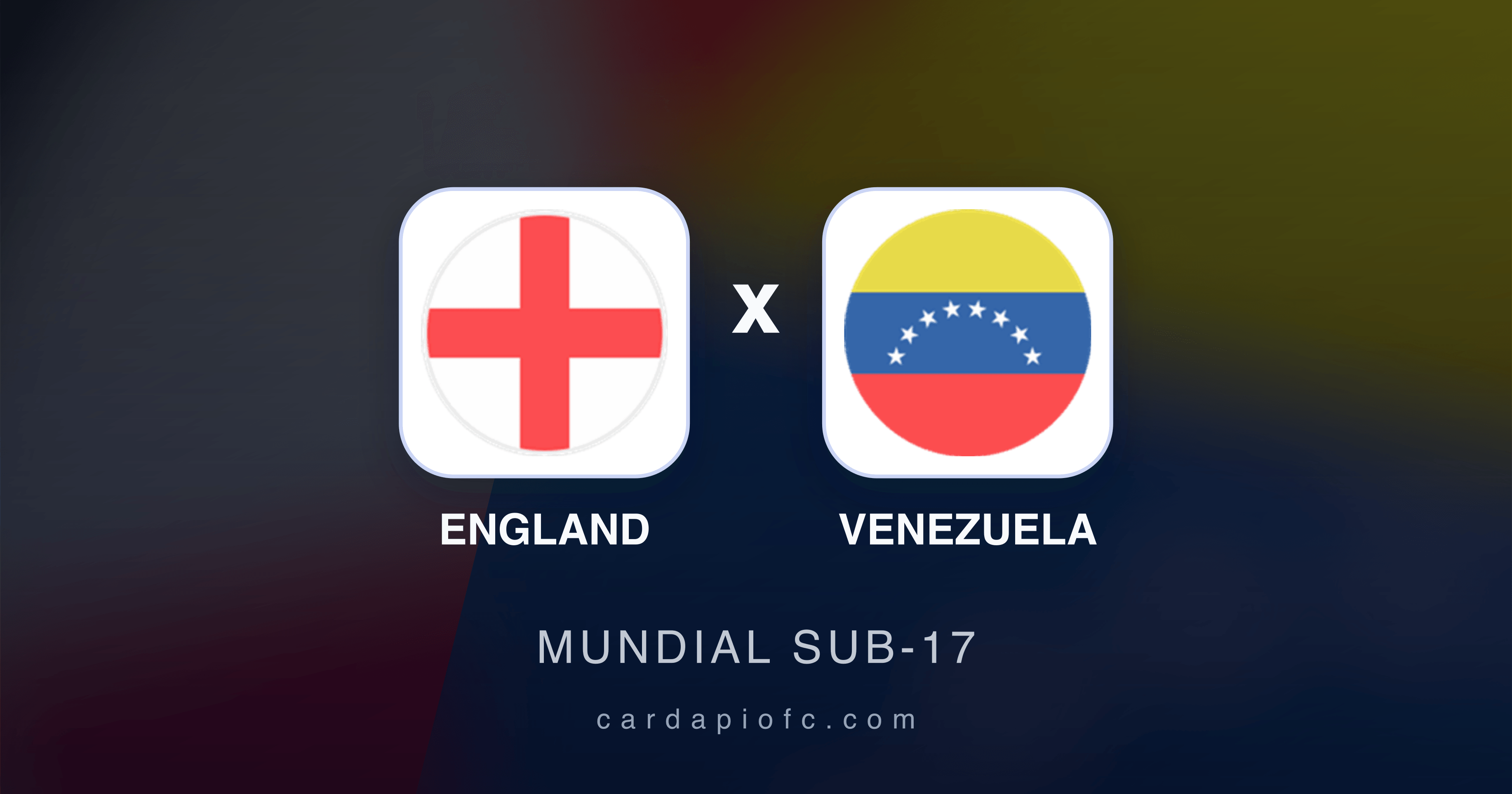 England x Venezuela - Mundial Sub-17 prévia da transmissão