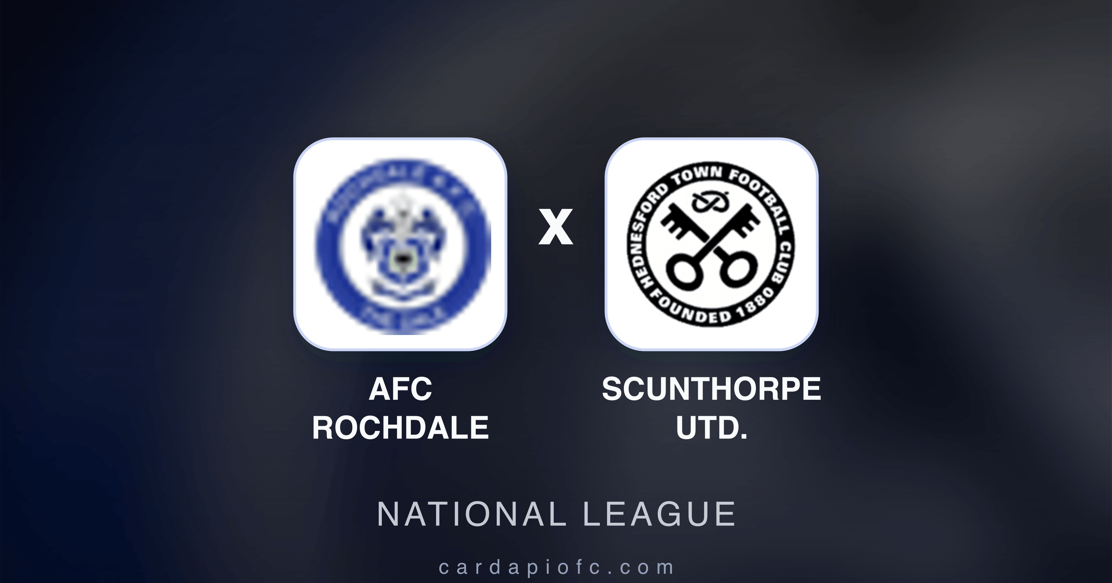 AFC Rochdale x Scunthorpe Utd. - National League prévia da transmissão