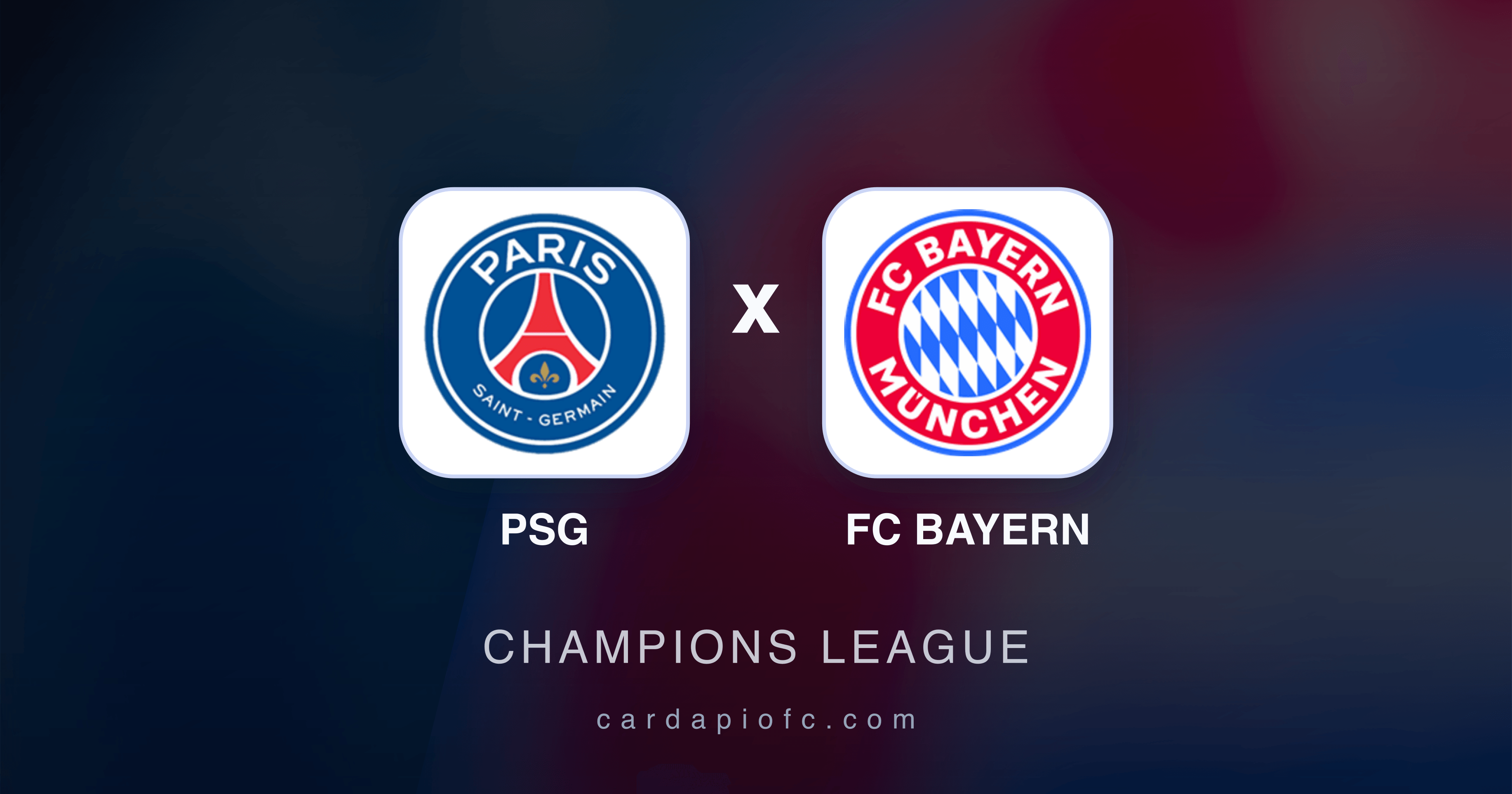 PSG x FC Bayern - Champions League prévia da transmissão
